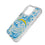 Los Angeles Chargers Paisley Clear Phone Case for Apple iPhone