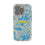 Los Angeles Chargers Paisley Clear Phone Case for Apple iPhone