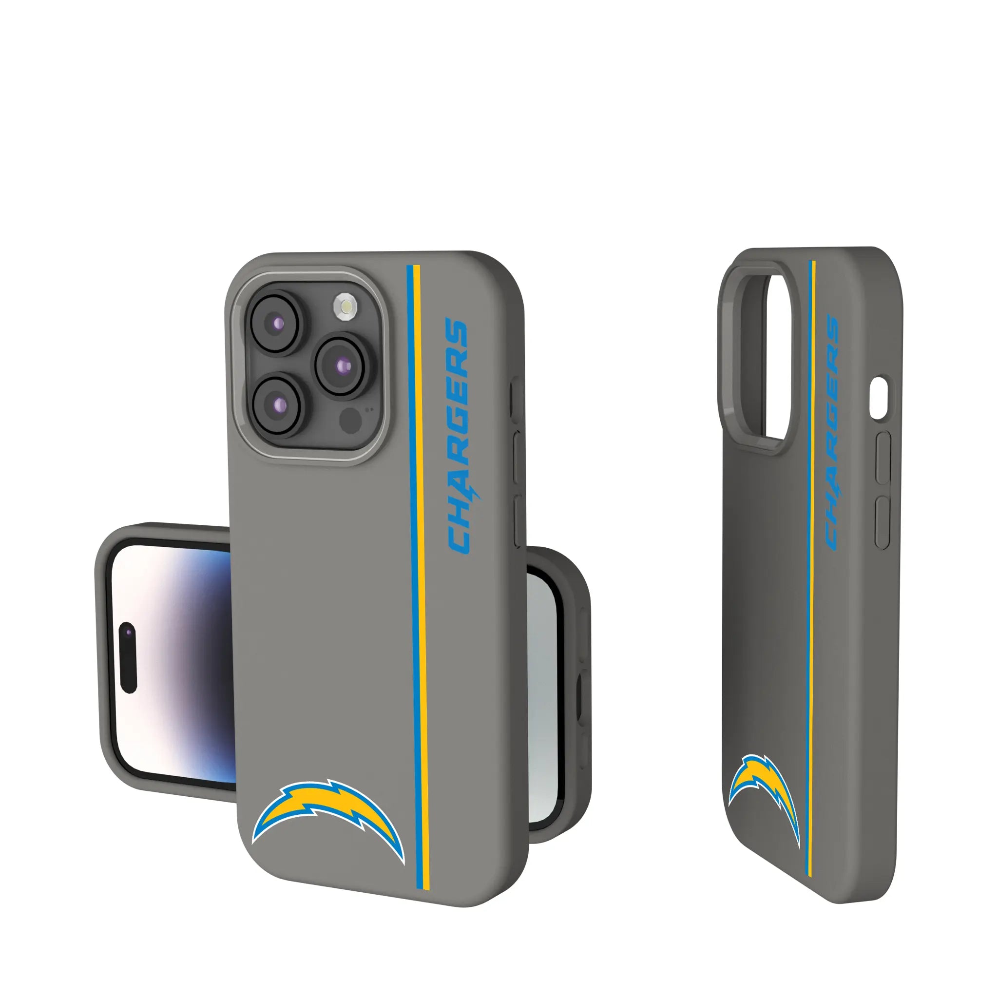 Los Angeles Chargers Sidebar Soft Touch Phone Case