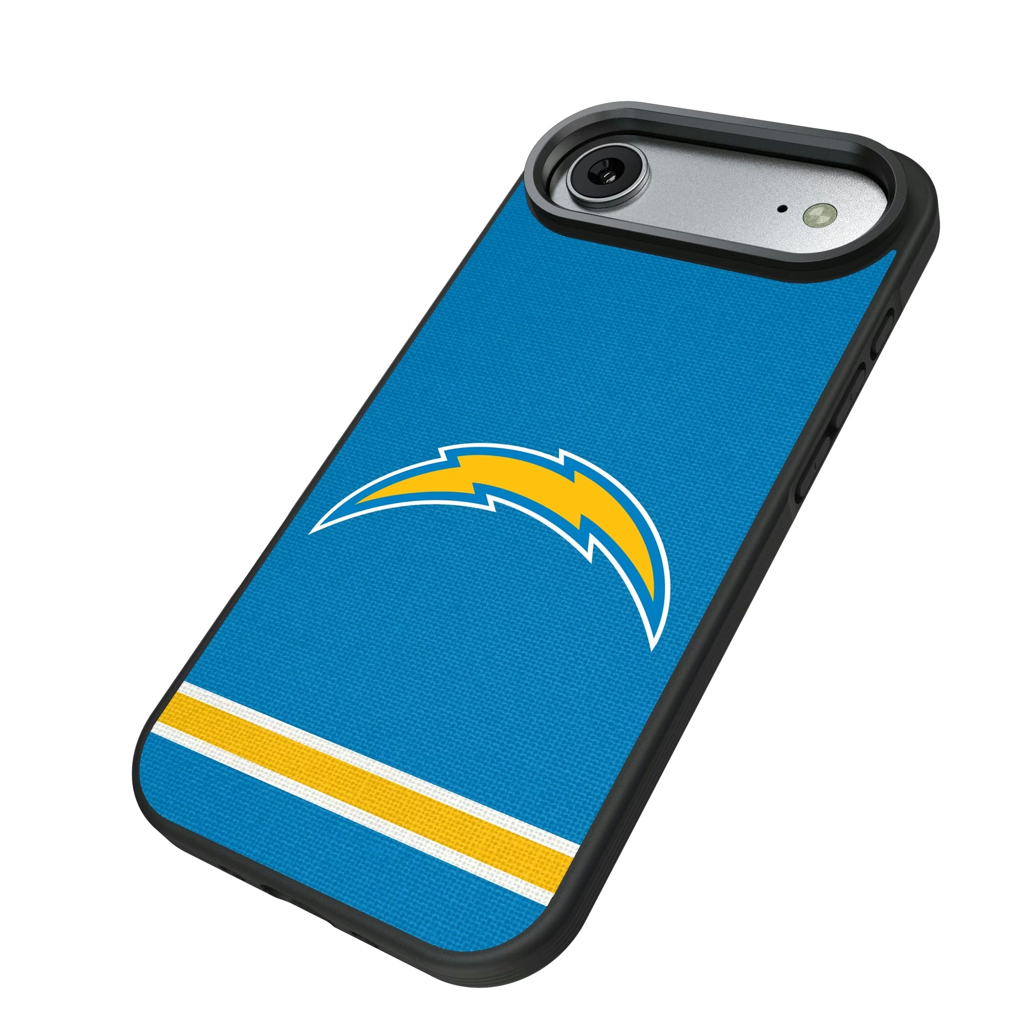 Los Angeles Chargers Stripe Bump Phone Case - Sports Gifts, Sports Memorabilia, Sports Collectibles, Fan Shop