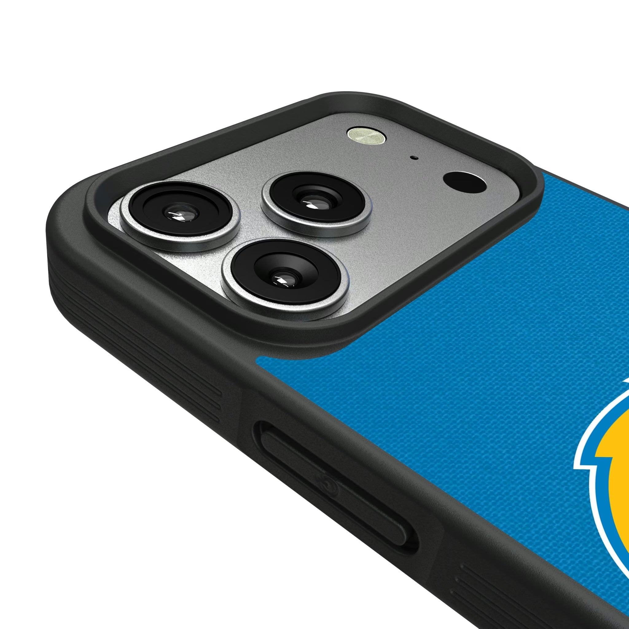 Los Angeles Chargers Stripe Bump Phone Case - Sports Gifts, Sports Memorabilia, Sports Collectibles, Fan Shop