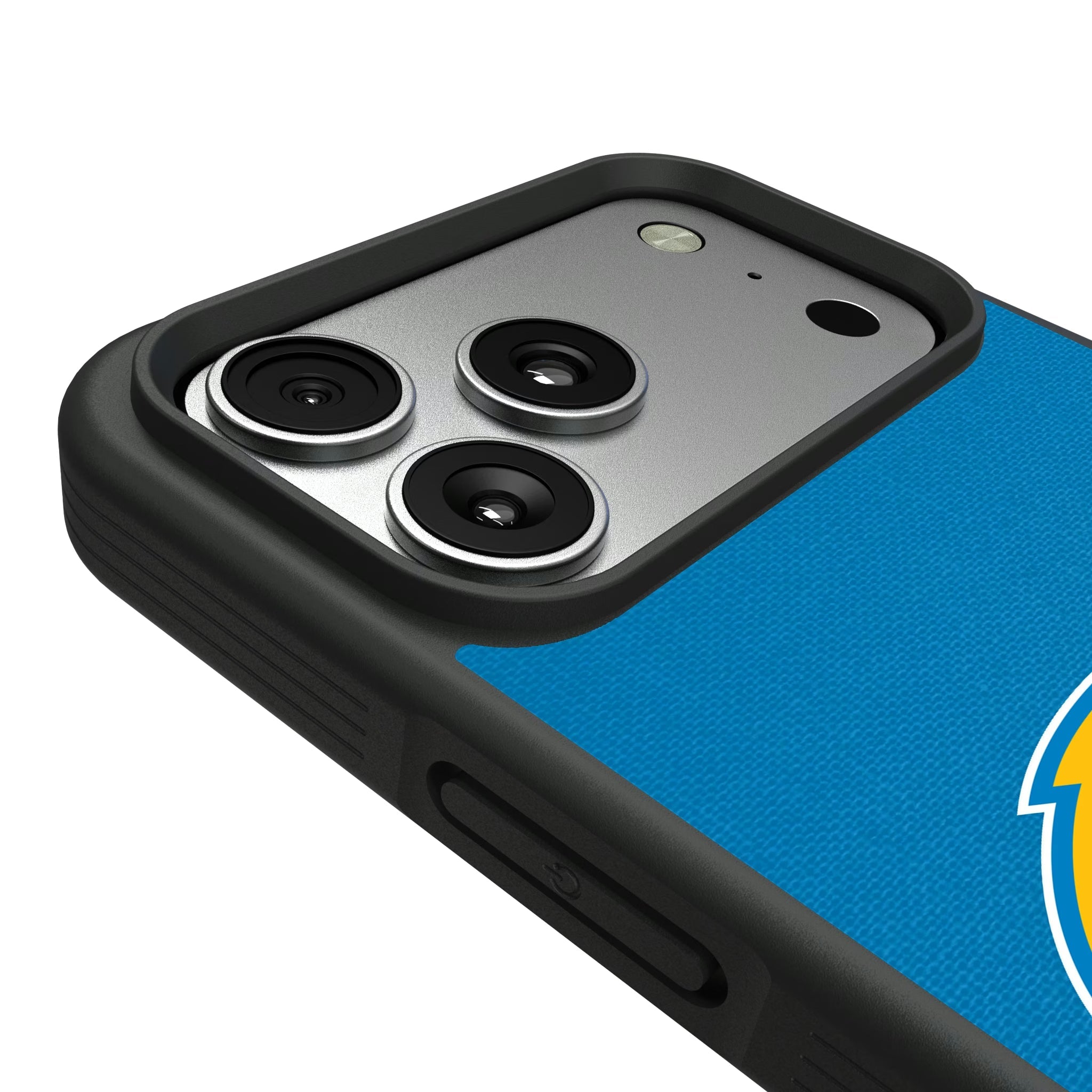 Los Angeles Chargers Stripe Bump Phone Case - Sports Gifts, Sports Memorabilia, Sports Collectibles, Fan Shop