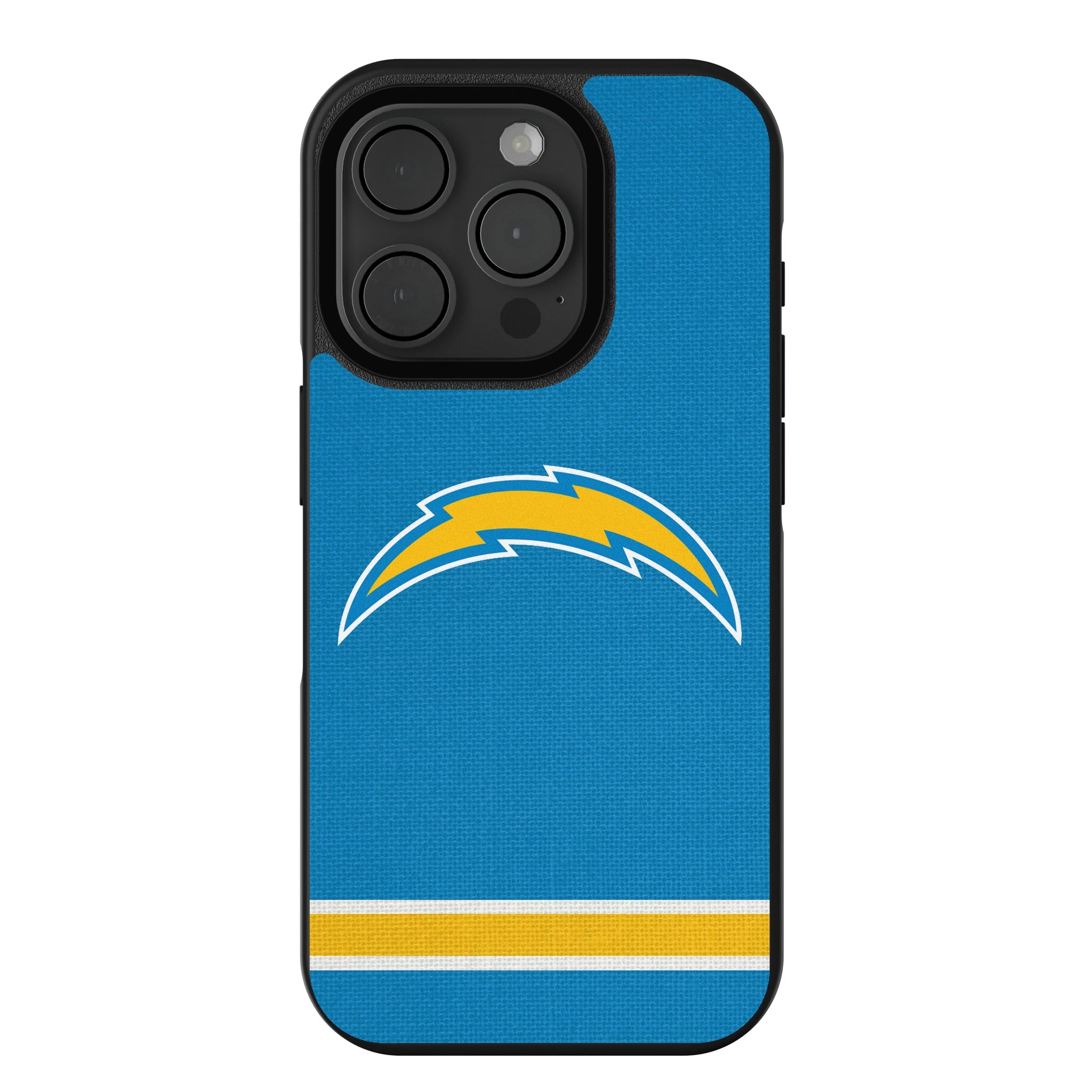 Los Angeles Chargers Stripe Bump Phone Case - Sports Gifts, Sports Memorabilia, Sports Collectibles, Fan Shop