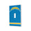 Los Angeles Chargers Stripe Hidden-Screw Light Switch Plate
