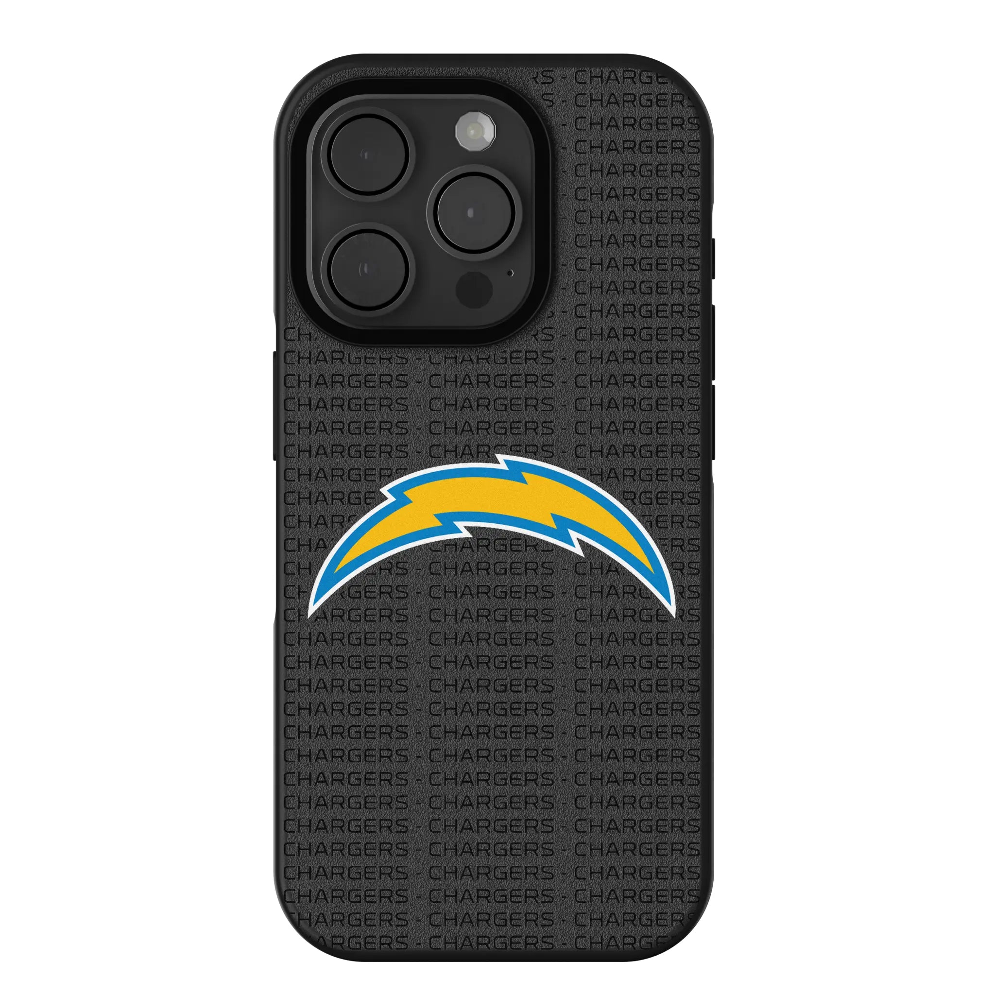 Los Angeles Chargers Text Backdrop Bump Phone Case