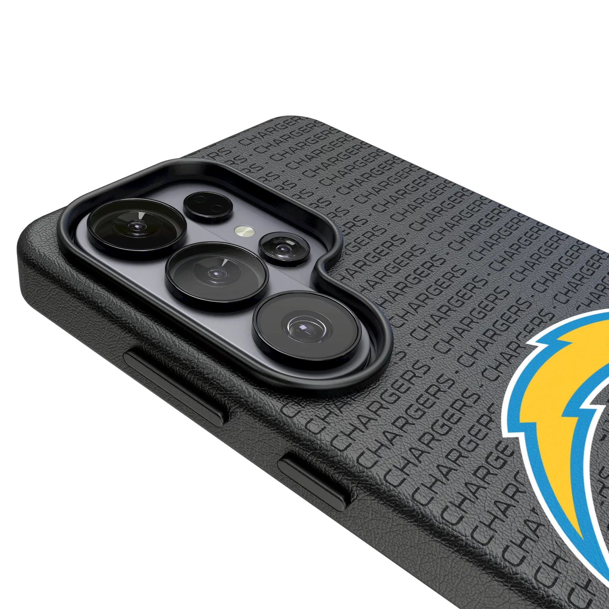 Los Angeles Chargers Text Backdrop MagSafe Compatible Phone Case for Samsung Galaxy