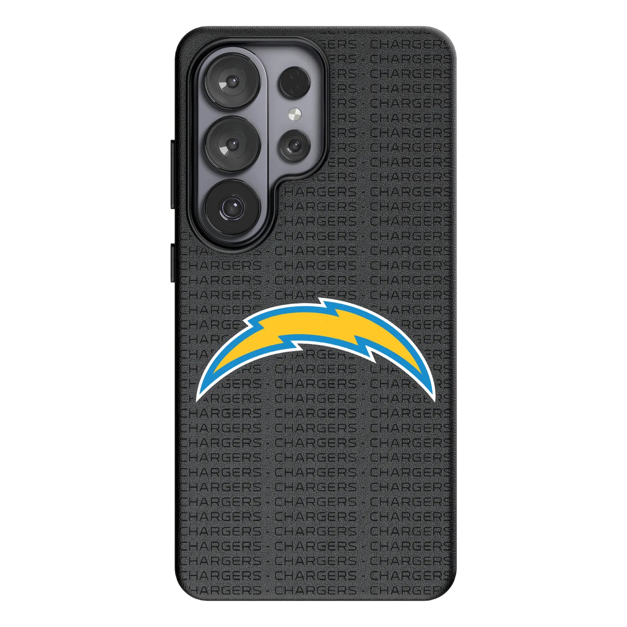 Los Angeles Chargers Text Backdrop MagSafe Compatible Phone Case for Samsung Galaxy