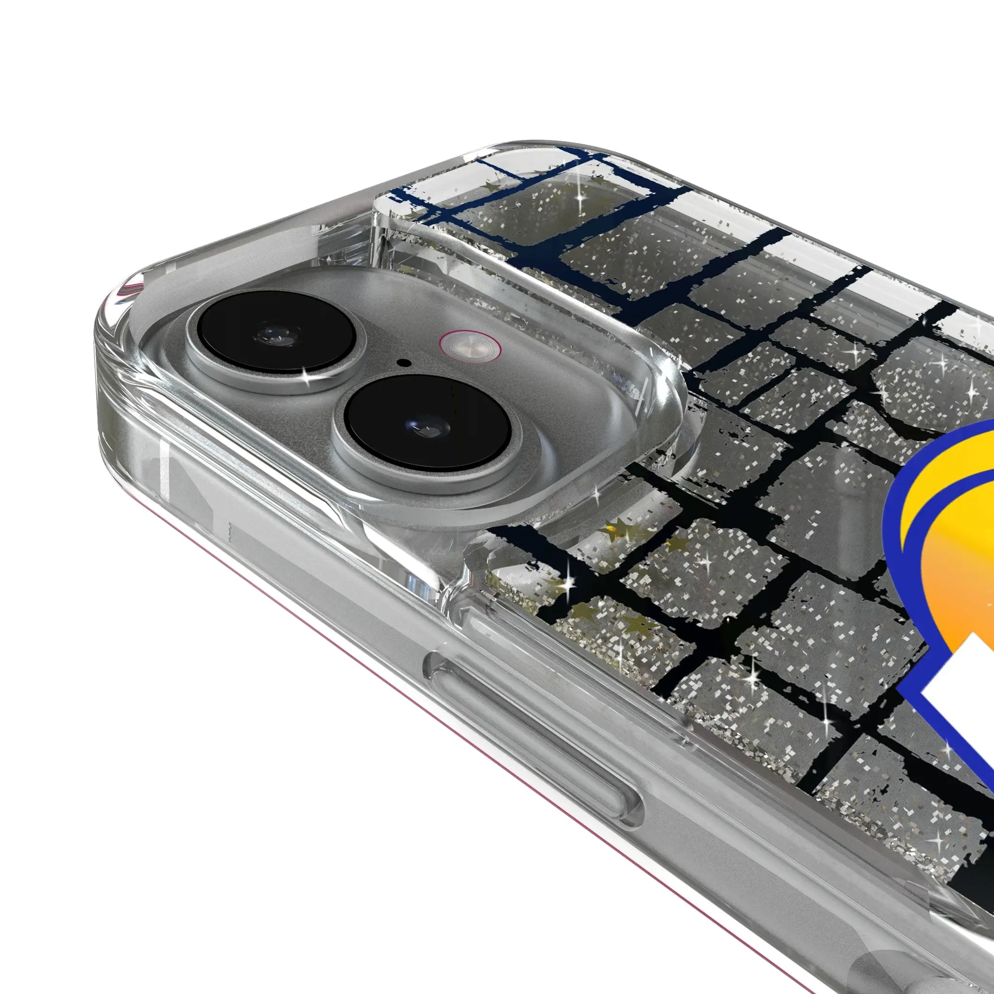 Los Angeles Rams Brick Glitter Phone Case for Apple iPhone