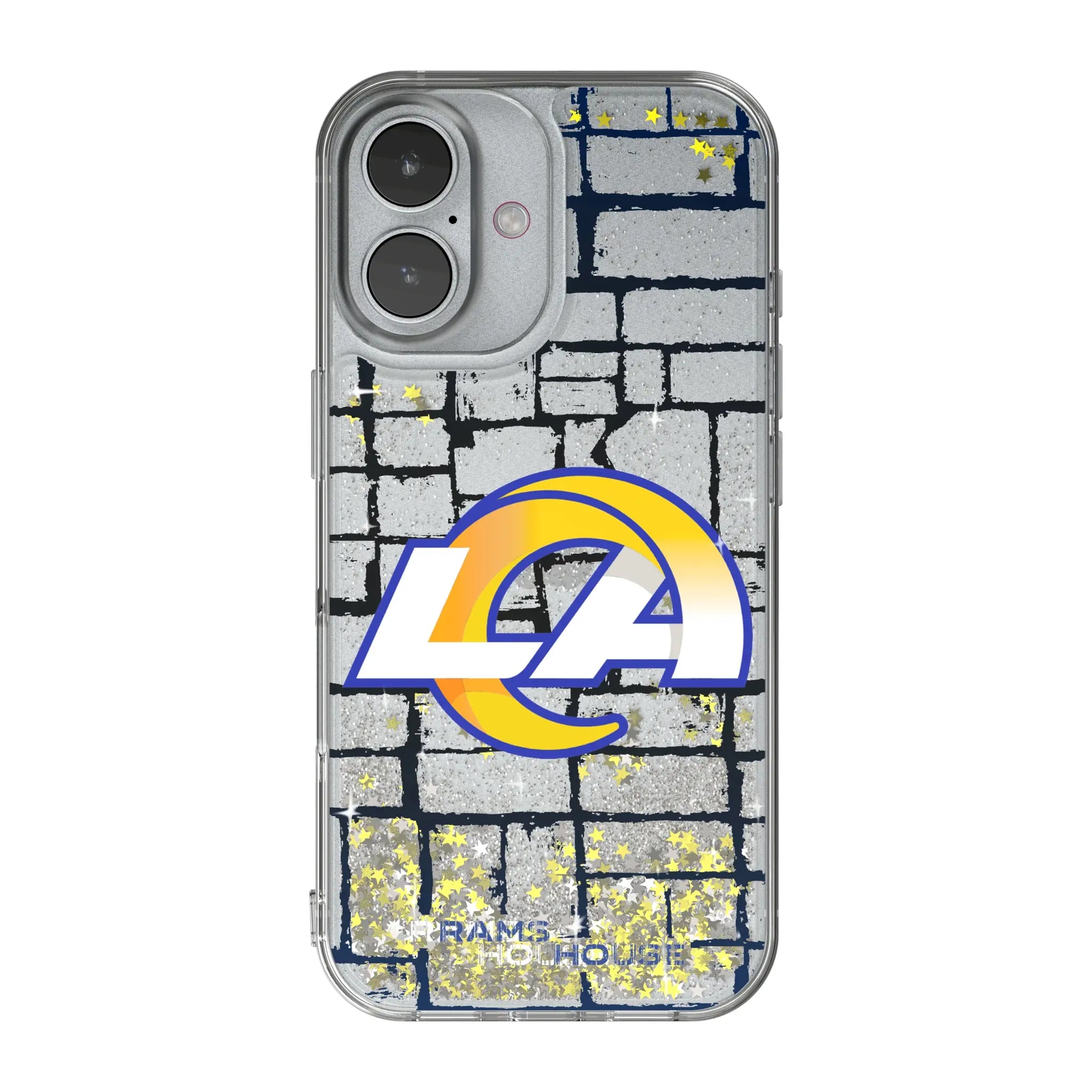 Los Angeles Rams Brick Glitter Phone Case for Apple iPhone