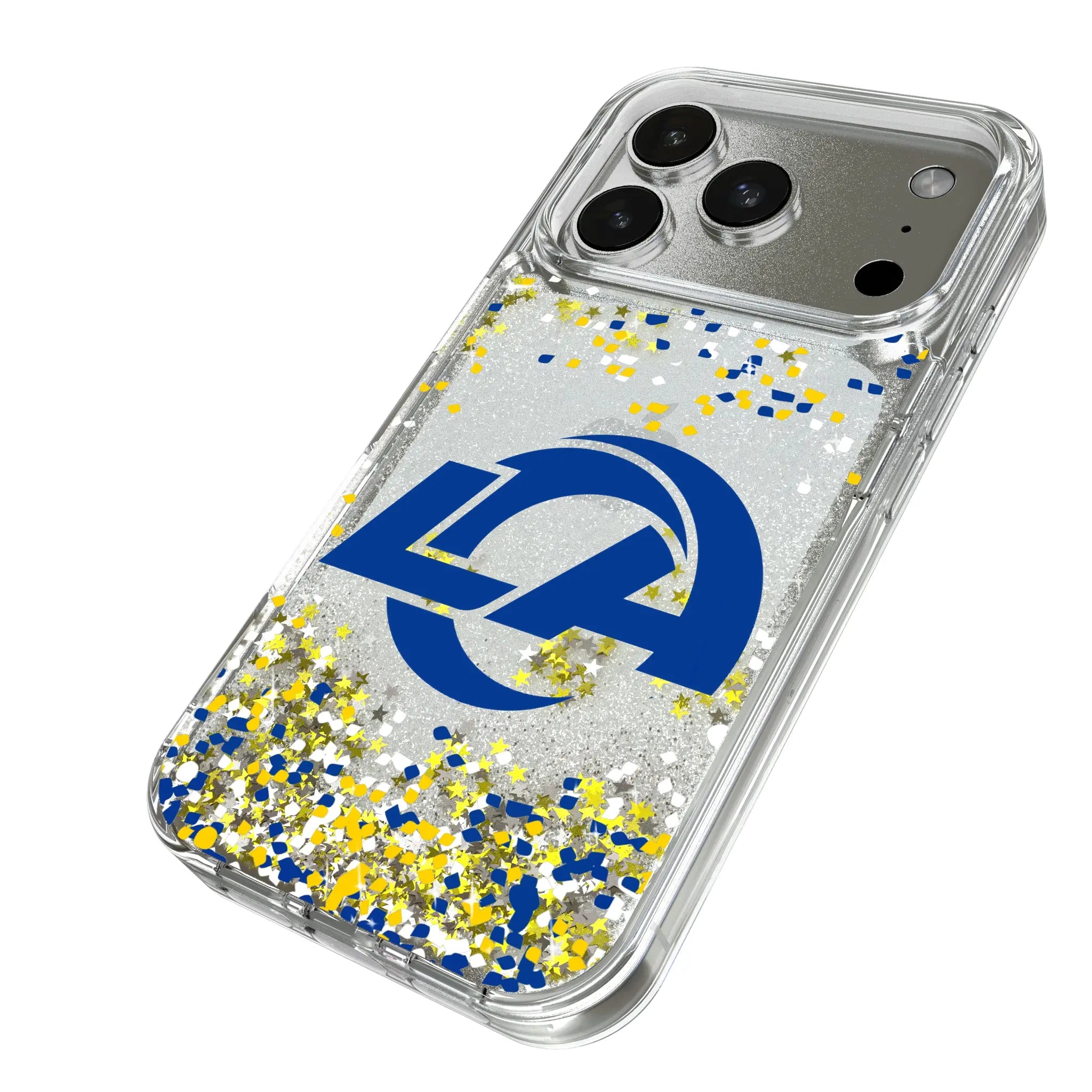 Los Angeles Rams Confetti Glitter Phone Case