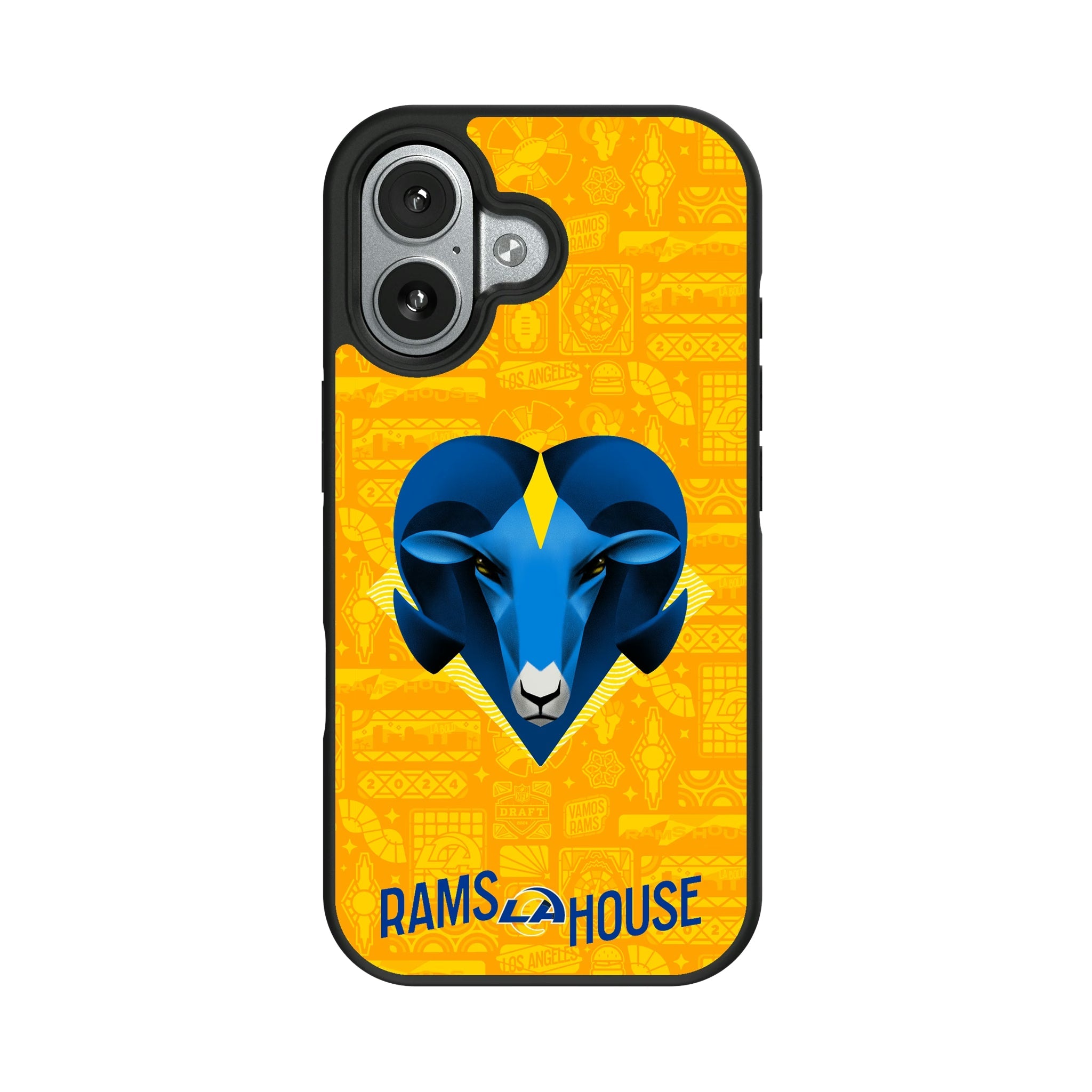 Los Angeles Rams 2024 Illustrated Limited Edition Bump Phone Case - Sports Gifts, Sports Memorabilia, Sports Collectibles, Fan Shop