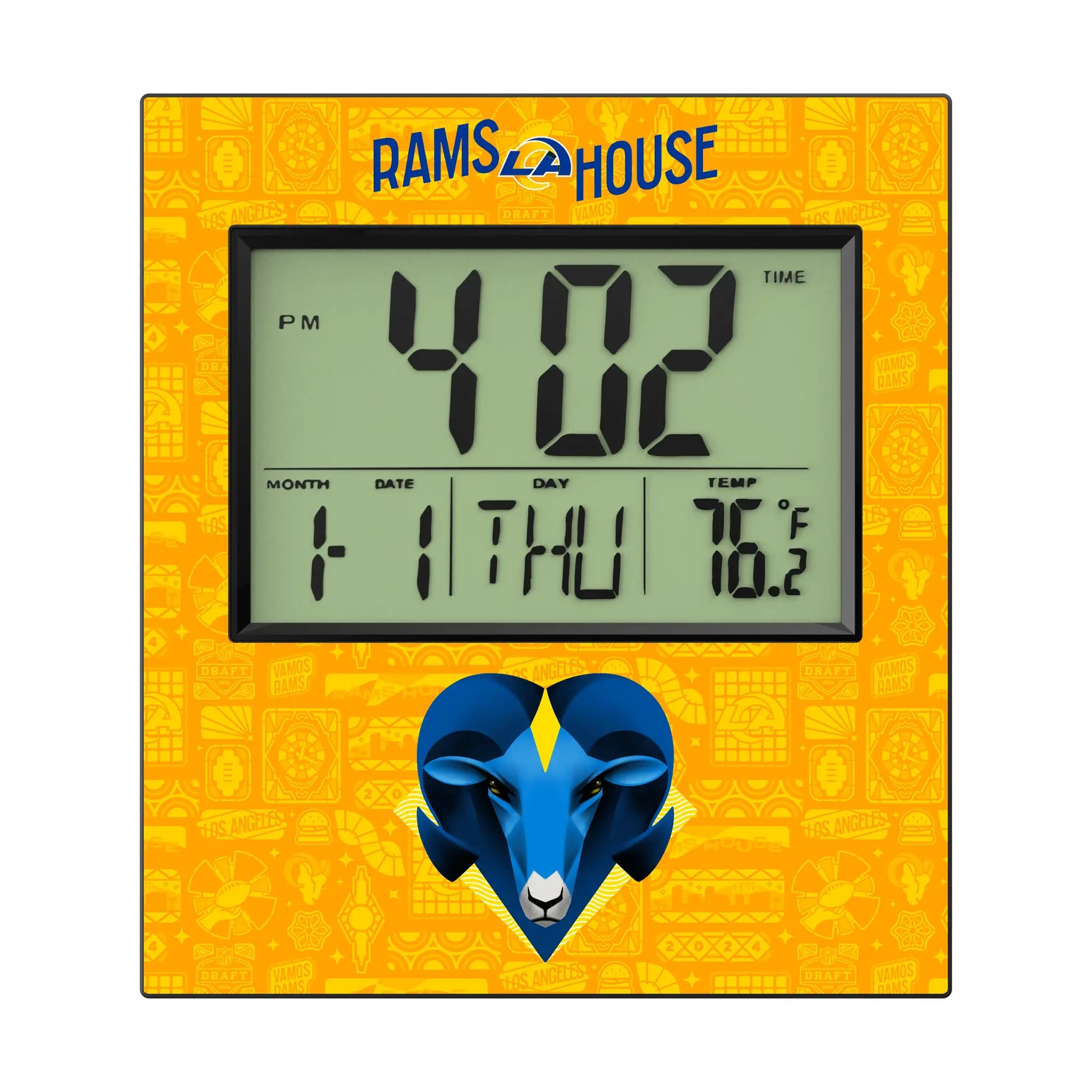 Los Angeles Rams 2024 Edition Wall Clock