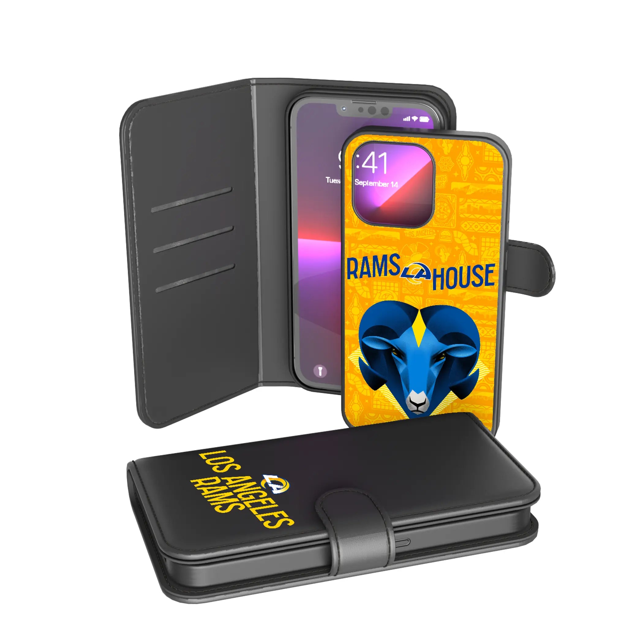 Los Angeles Rams 2024 Illustrated Limited Edition Wallet Phone Case