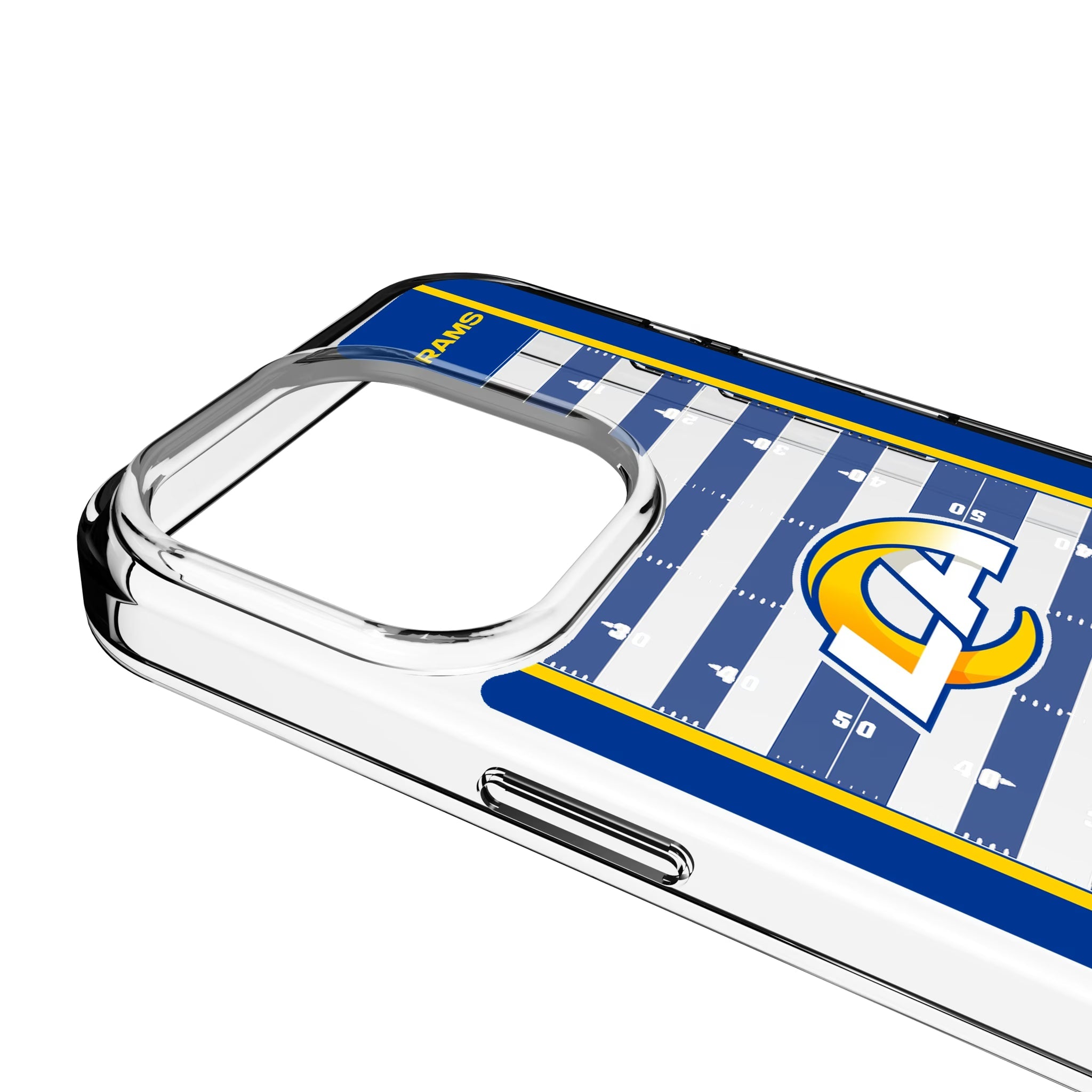 Los Angeles Rams Field Clear Phone Case for Apple iPhone - Sports Gifts, Sports Memorabilia, Sports Collectibles, Fan Shop