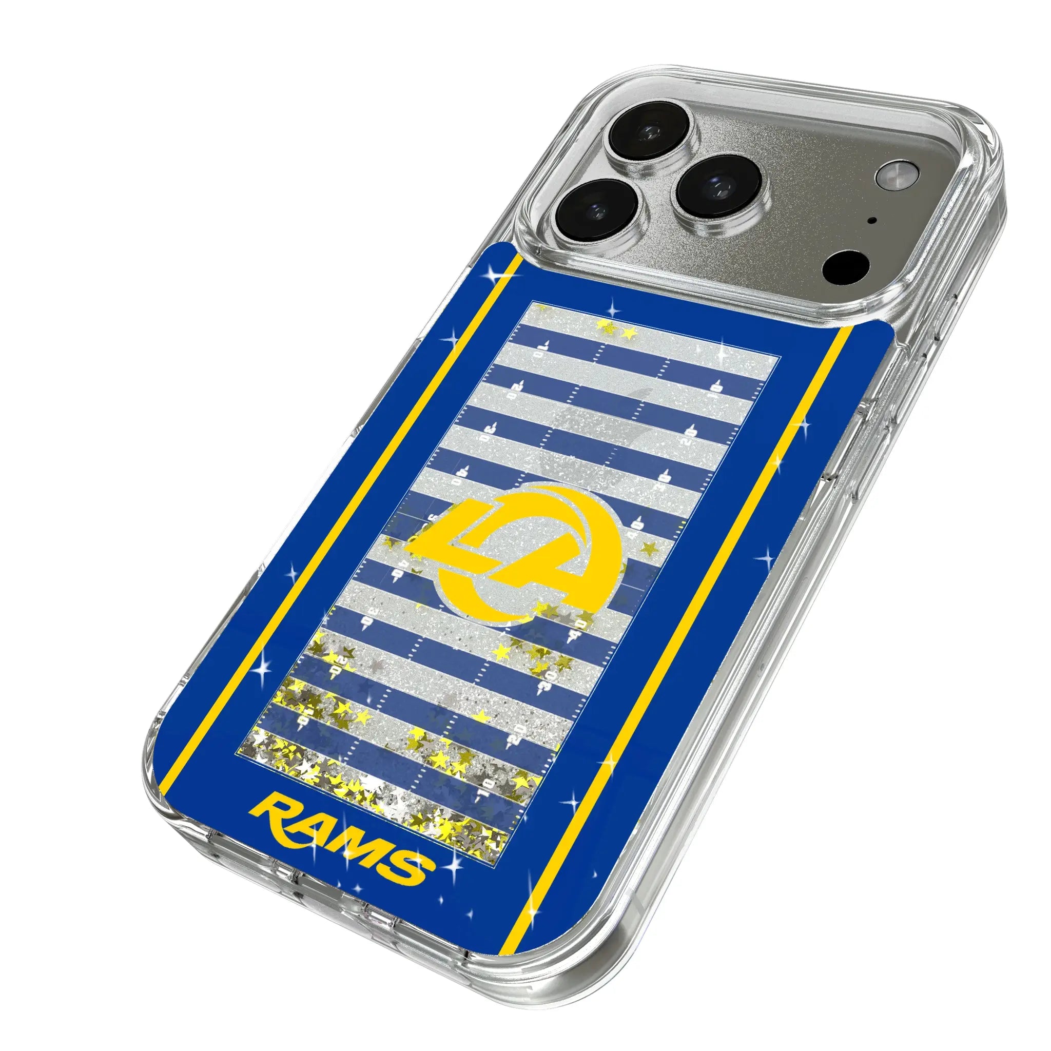 Los Angeles Rams Field Glitter Phone Case