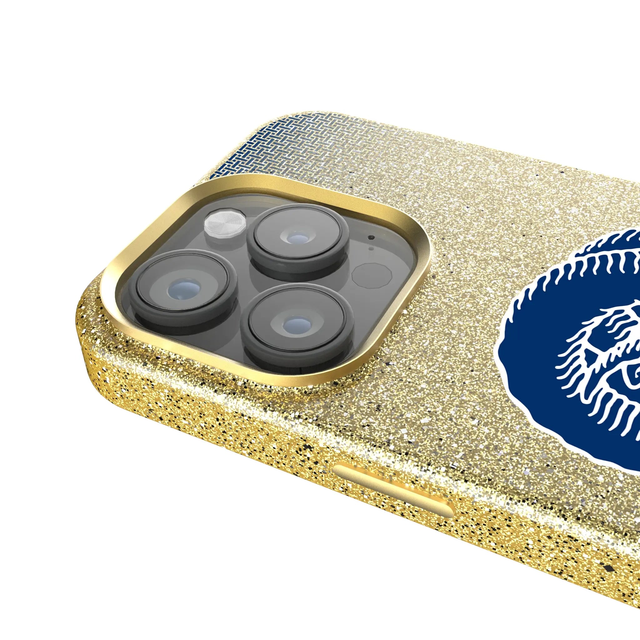 Los Angeles Rams Historic Collection Linen Bling Phone Case for Apple iPhone