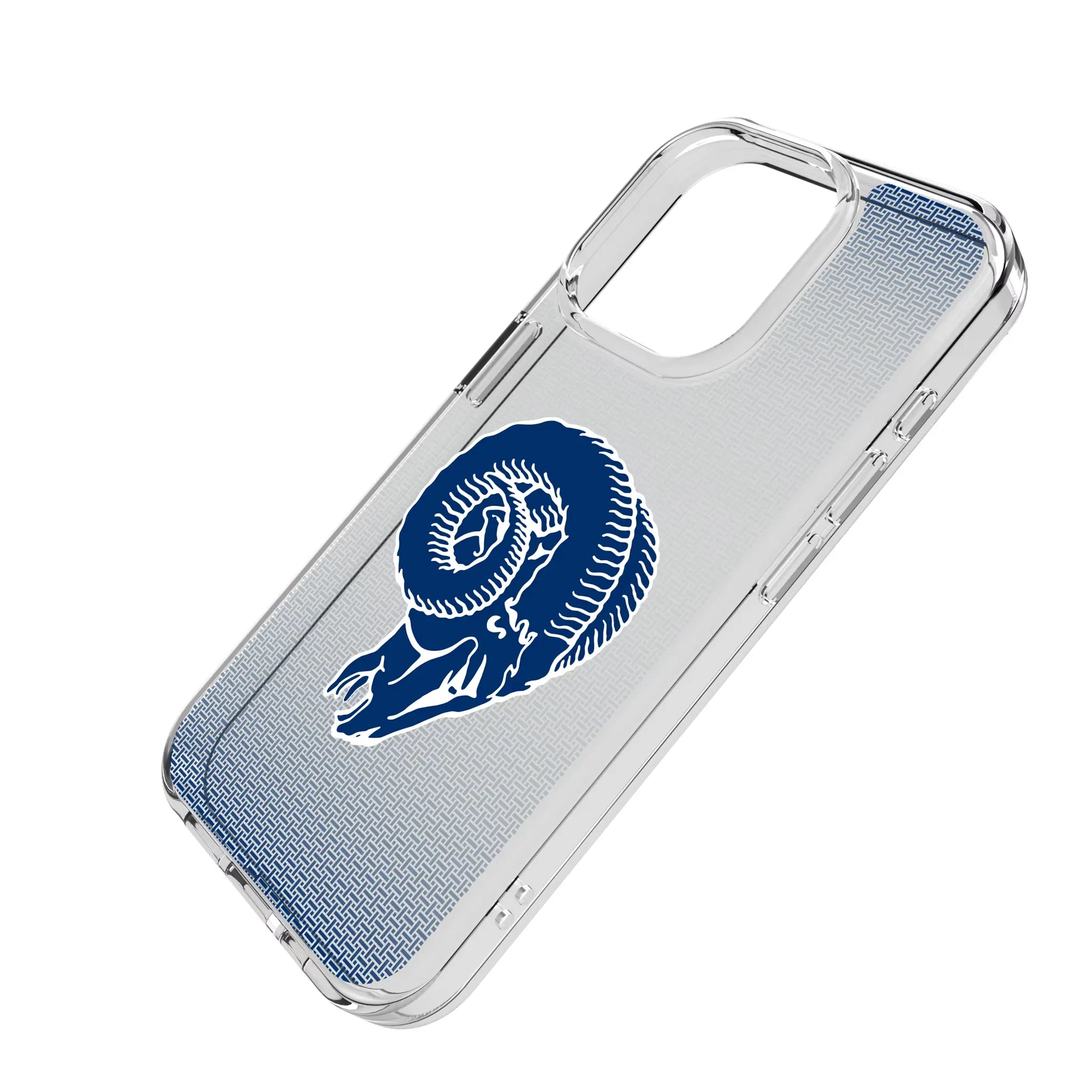 Los Angeles Rams Historic Collection Linen Clear Phone Case for Apple iPhone