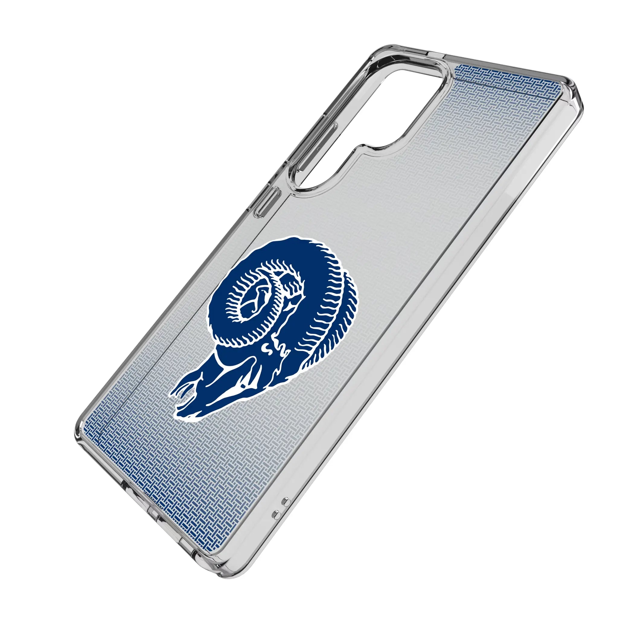 Los Angeles Rams Historic Collection Linen Clear Phone Case for Samsung Galaxy