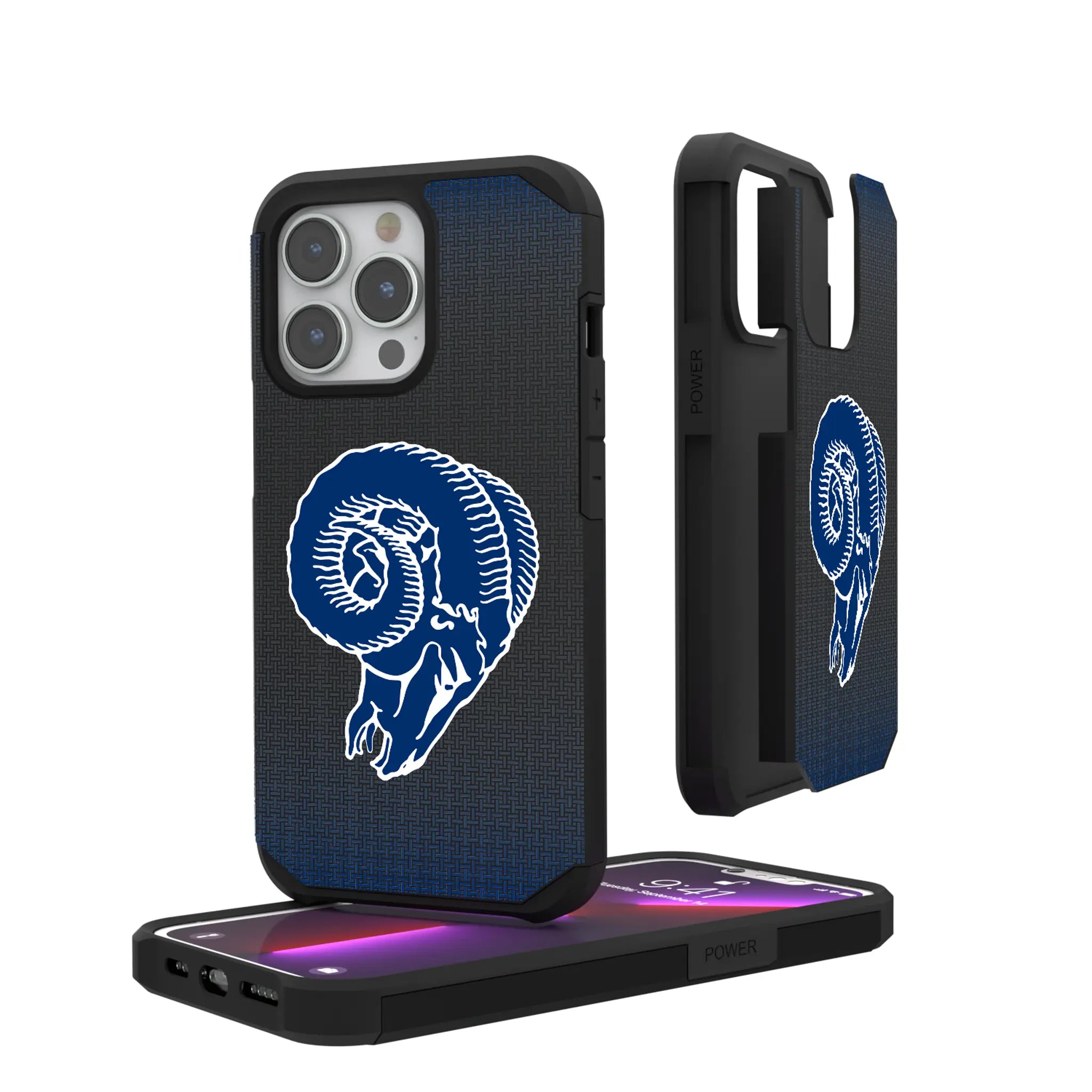 Los Angeles Rams Historic Collection Linen Rugged Phone Case