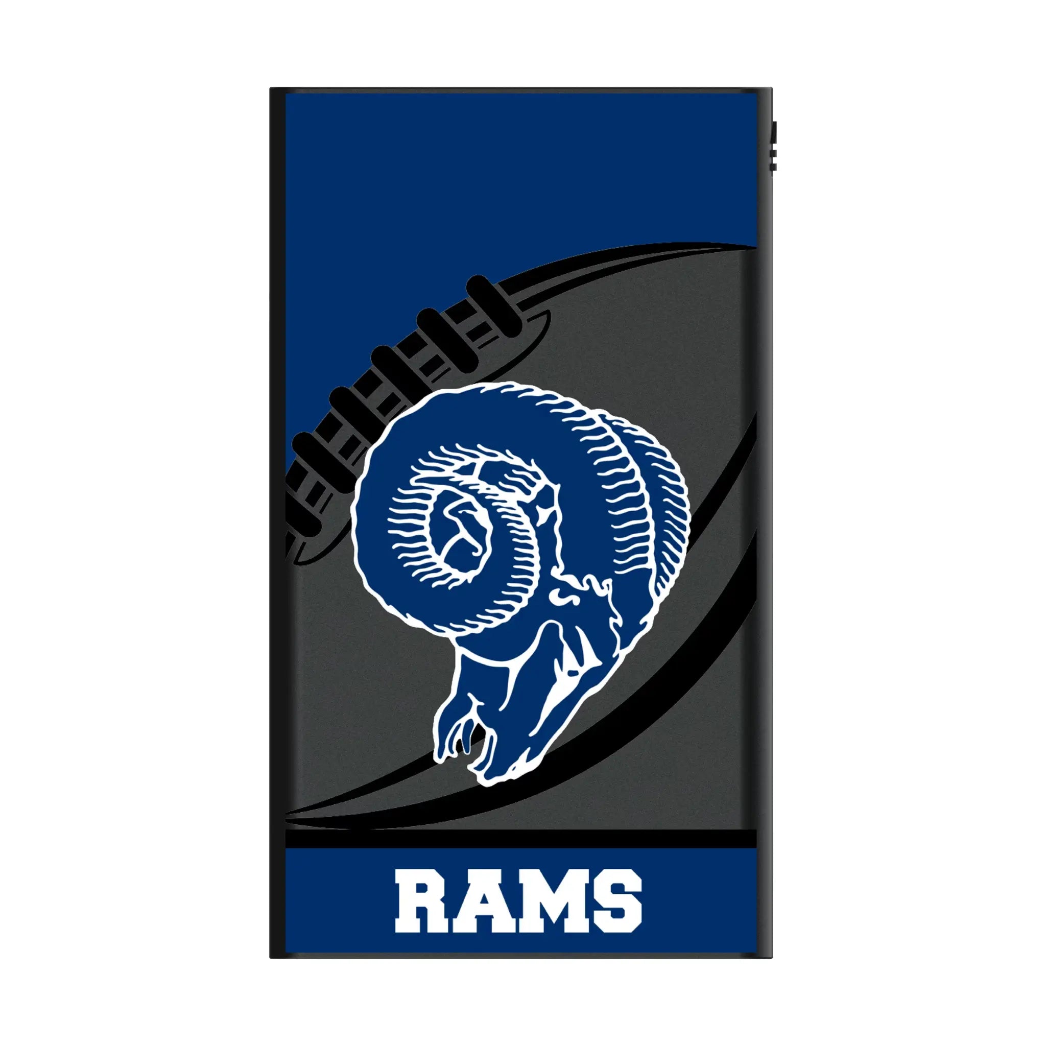 Los Angeles Rams Historic Collection Passtime 5000mAh Flat Powerbank