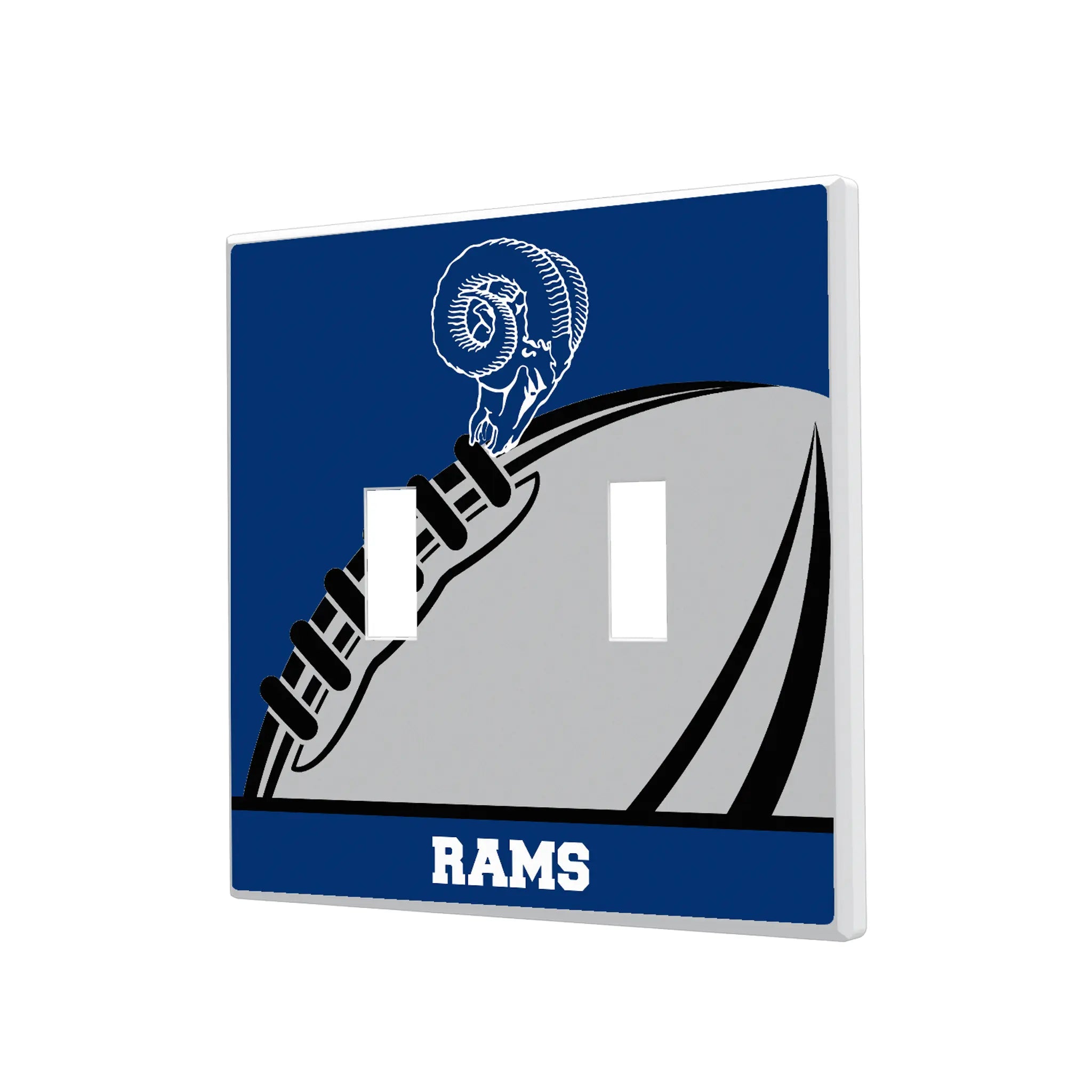 Los Angeles Rams Historic Collection Passtime Hidden-Screw Light Switch Plate