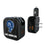 Los Angeles Rams Historic Collection Text Backdrop 2 in 1 USB A/C Charger