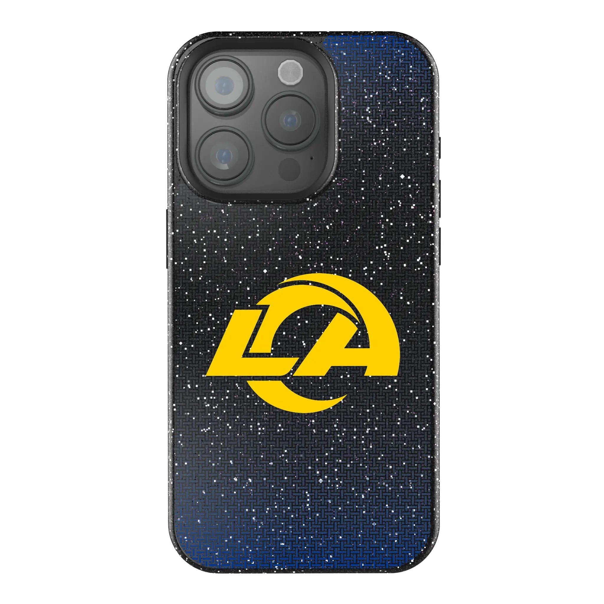 Los Angeles Rams Linen Bling Phone Case for Apple iPhone
