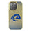 Los Angeles Rams Linen Bling Phone Case for Apple iPhone