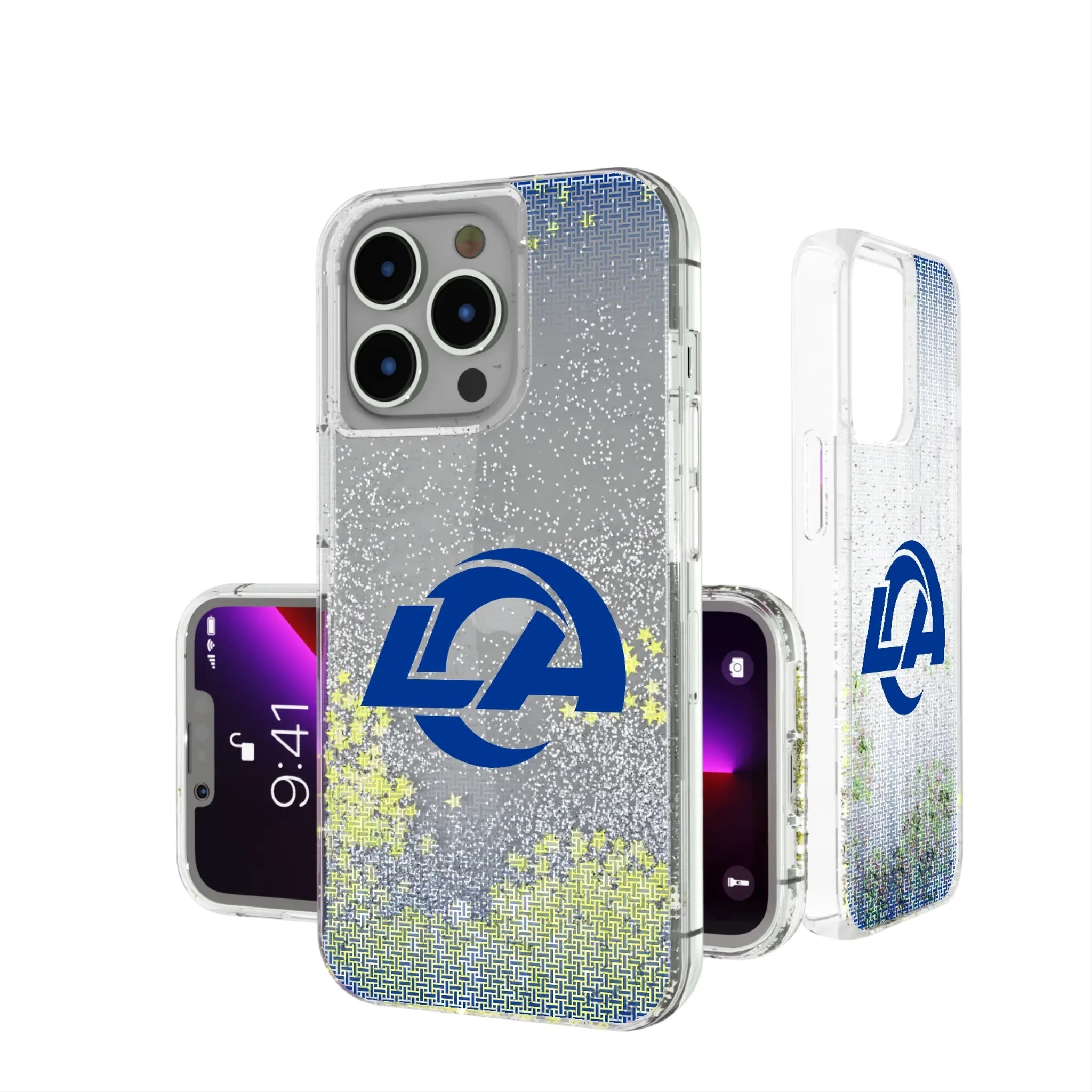 Los Angeles Rams Linen Glitter Phone Case