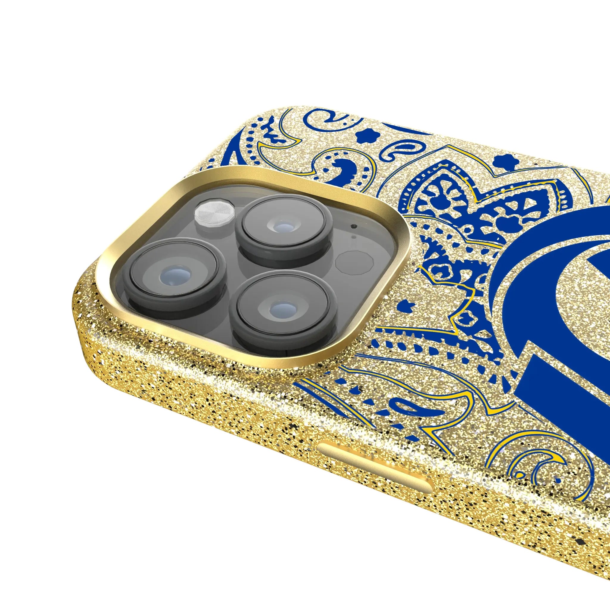 Los Angeles Rams Paisley Bling Phone Case