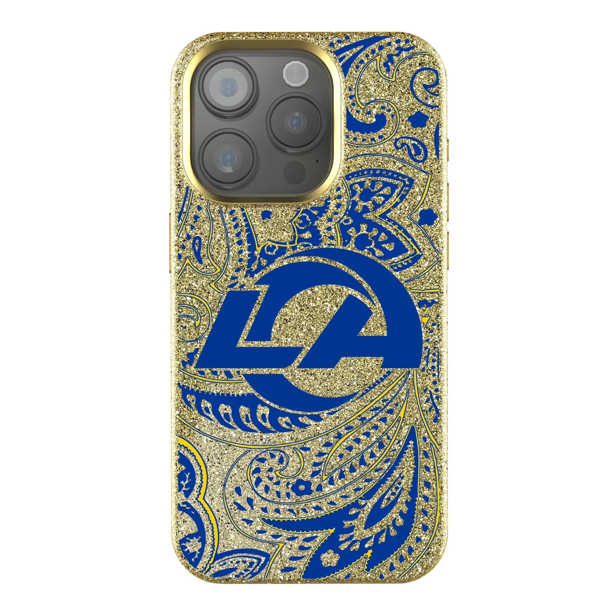 Los Angeles Rams Paisley Bling Phone Case