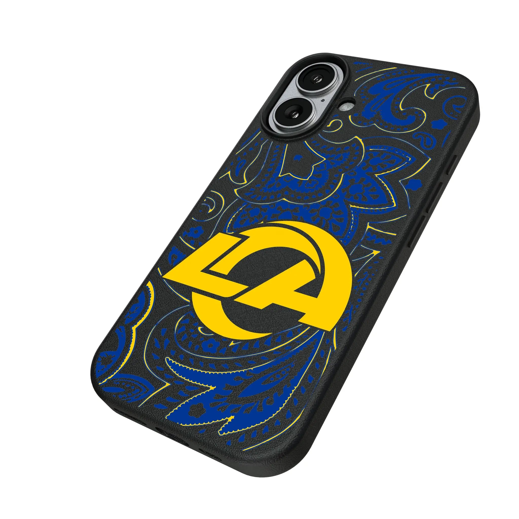 Los Angeles Rams Paisley MagSafe Compatible Phone Case for Apple iPhone