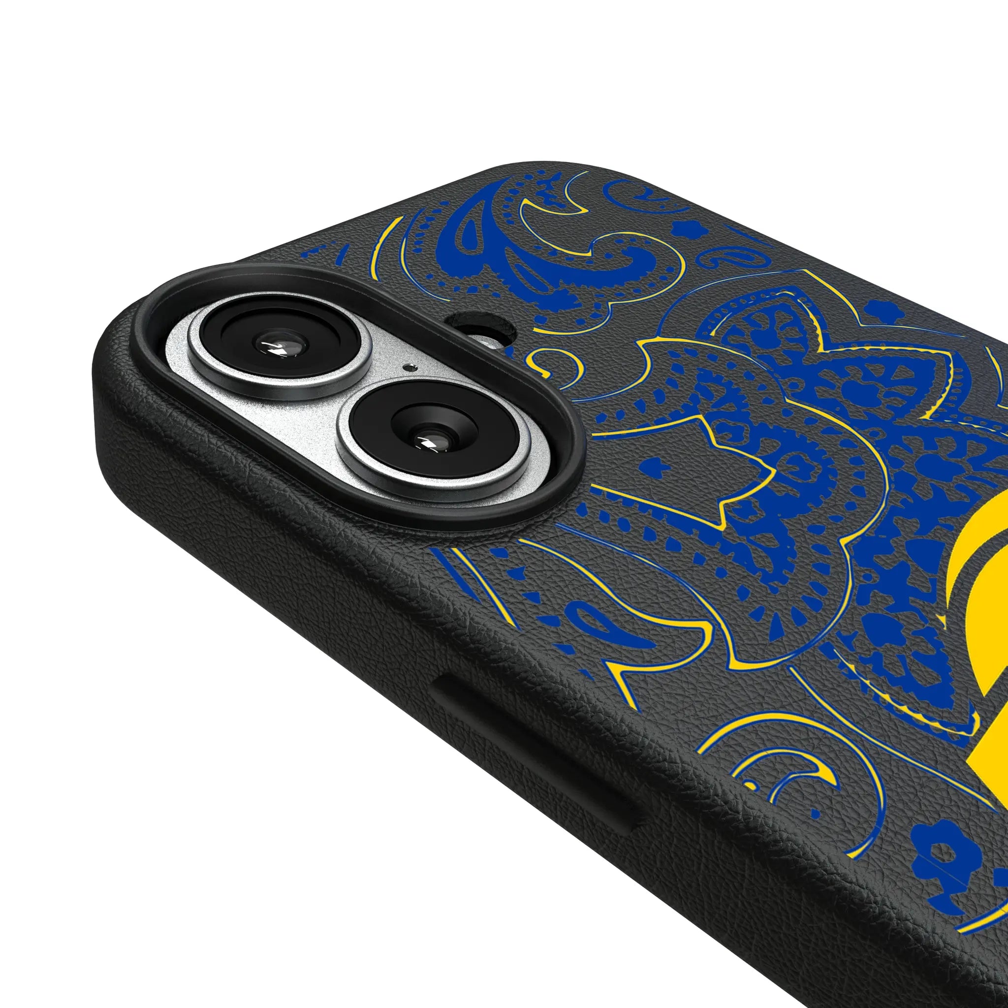 Los Angeles Rams Paisley MagSafe Compatible Phone Case for Apple iPhone