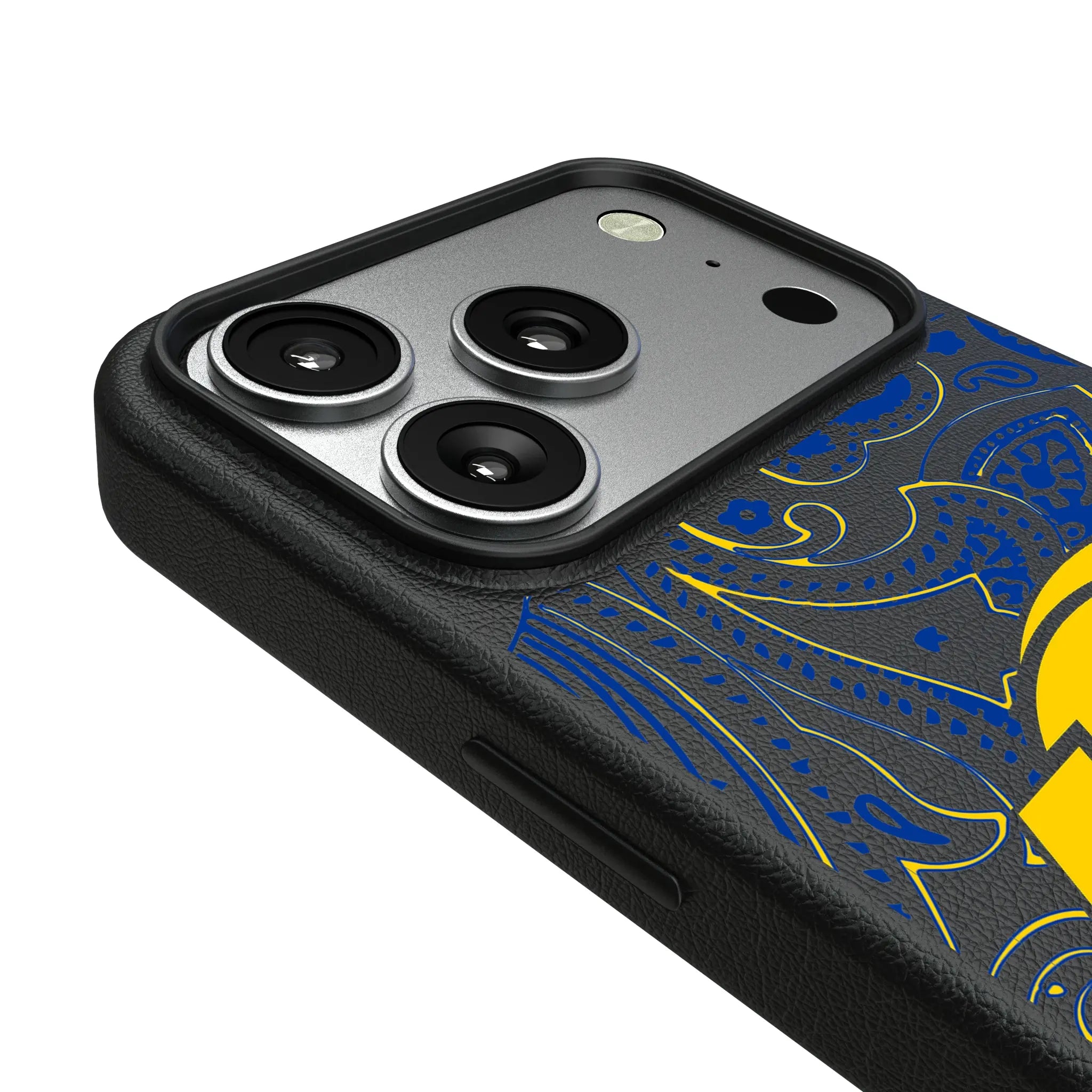 Los Angeles Rams Paisley MagSafe Compatible Phone Case for Apple iPhone