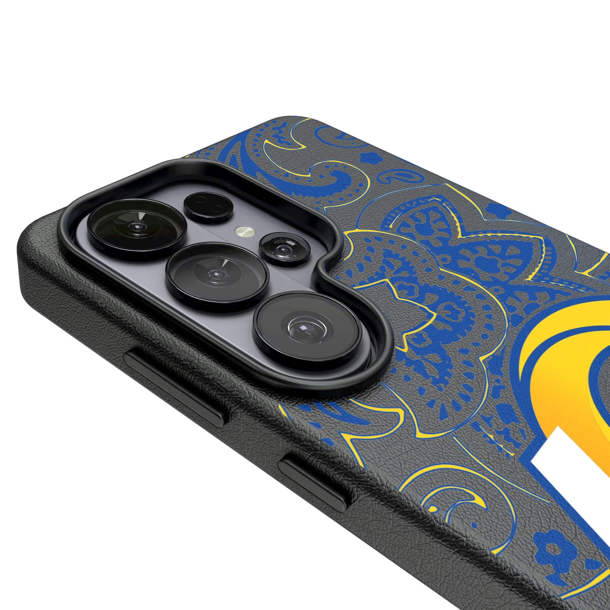 Los Angeles Rams Paisley MagSafe Compatible Phone Case for Samsung Galaxy 26 Series