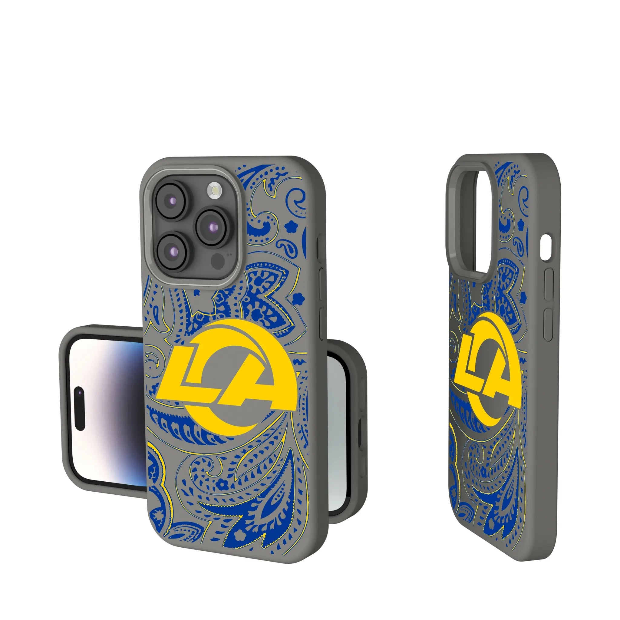 Los Angeles Rams Paisley Soft Touch Phone Case