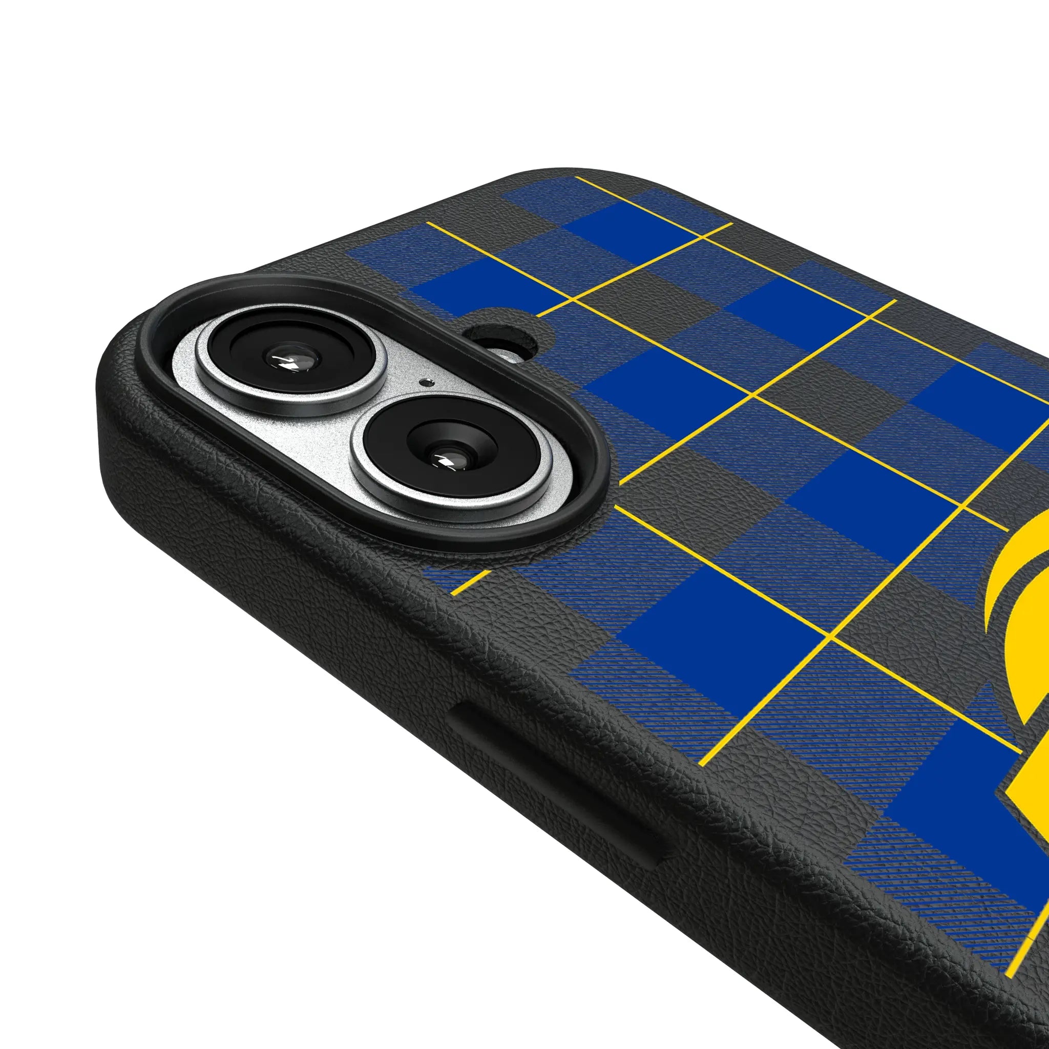 Los Angeles Rams Plaid MagSafe Compatible Phone Case for Apple iPhone