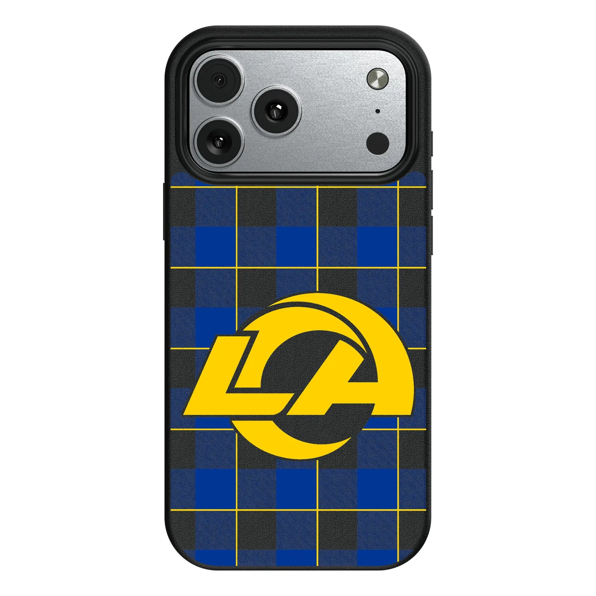Los Angeles Rams Plaid MagSafe Compatible Phone Case for Apple iPhone