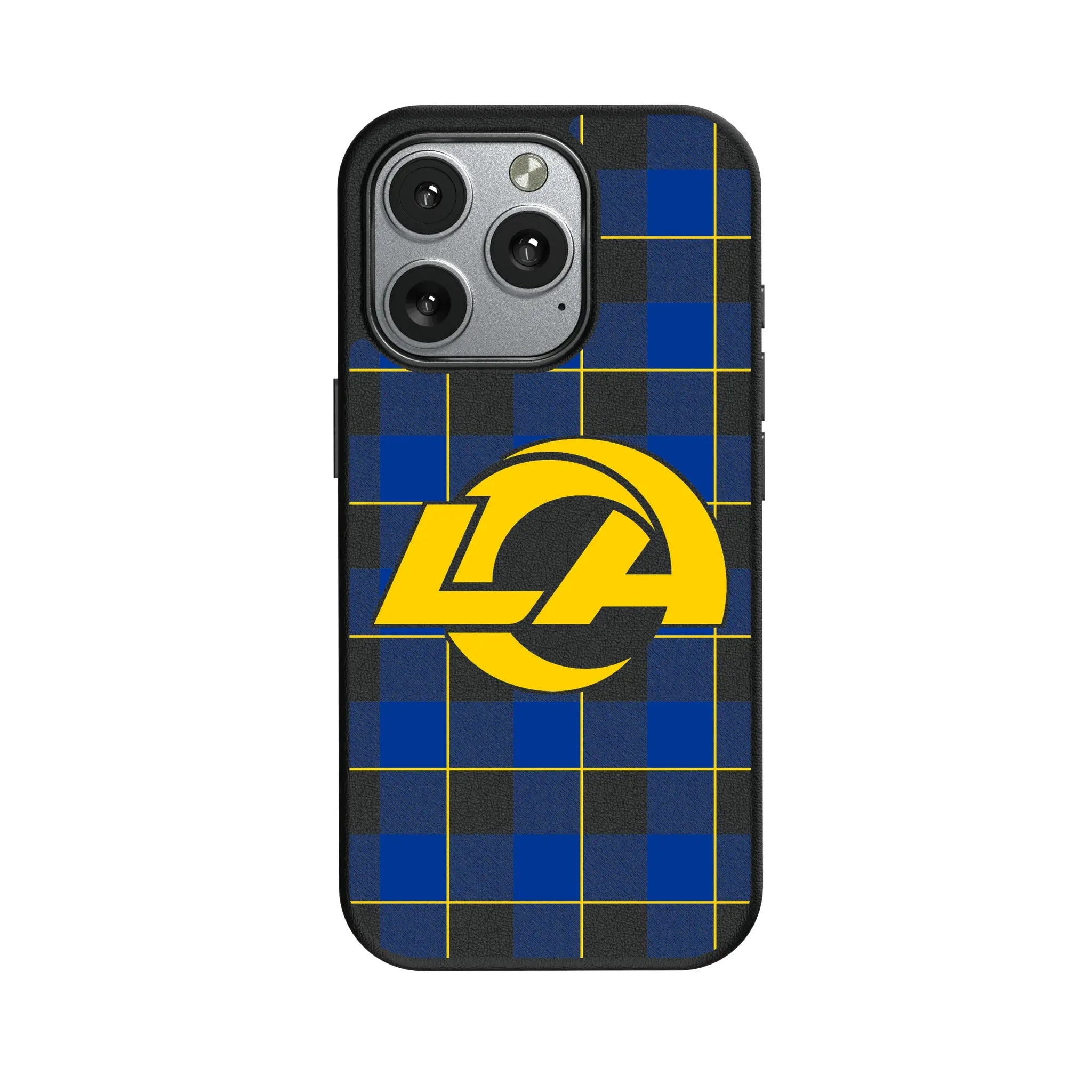 Los Angeles Rams Plaid MagSafe Compatible Phone Case for Apple iPhone