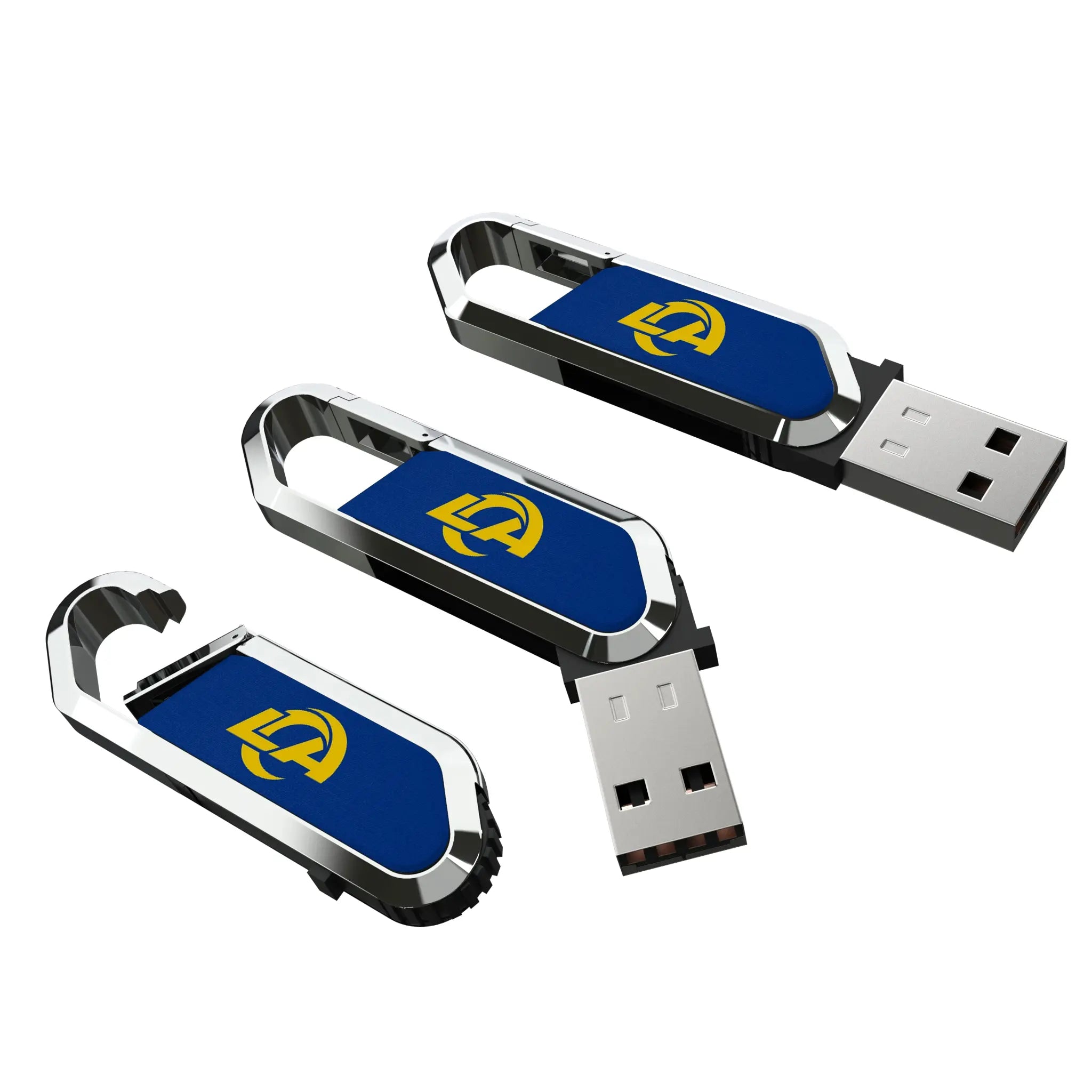 Los Angeles Rams Solid USB 32GB Clip Style Flash Drive