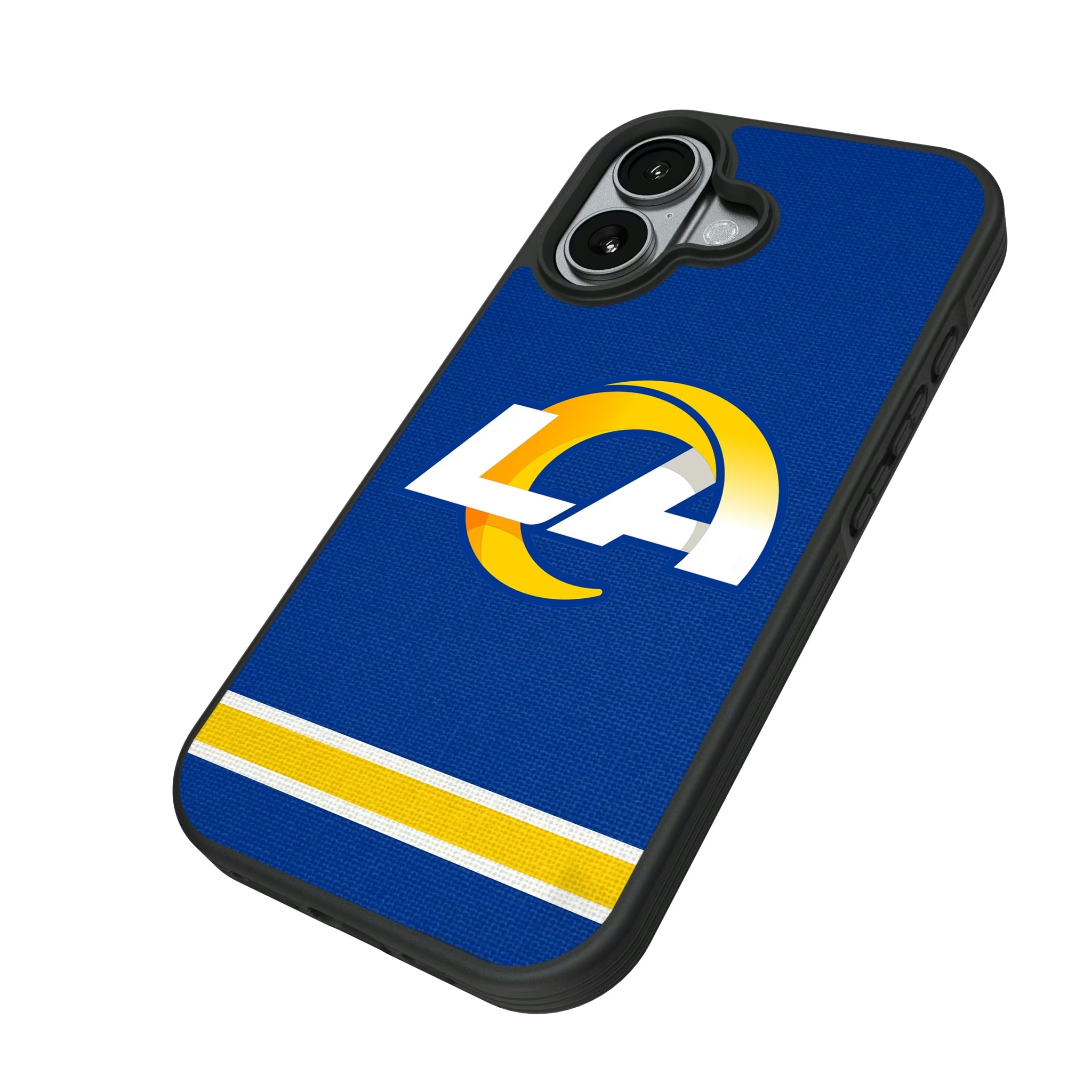 Los Angeles Rams Stripe Bump Phone Case - Sports Gifts, Sports Memorabilia, Sports Collectibles, Fan Shop