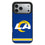 Los Angeles Rams Stripe Bump Phone Case - Sports Gifts, Sports Memorabilia, Sports Collectibles, Fan Shop