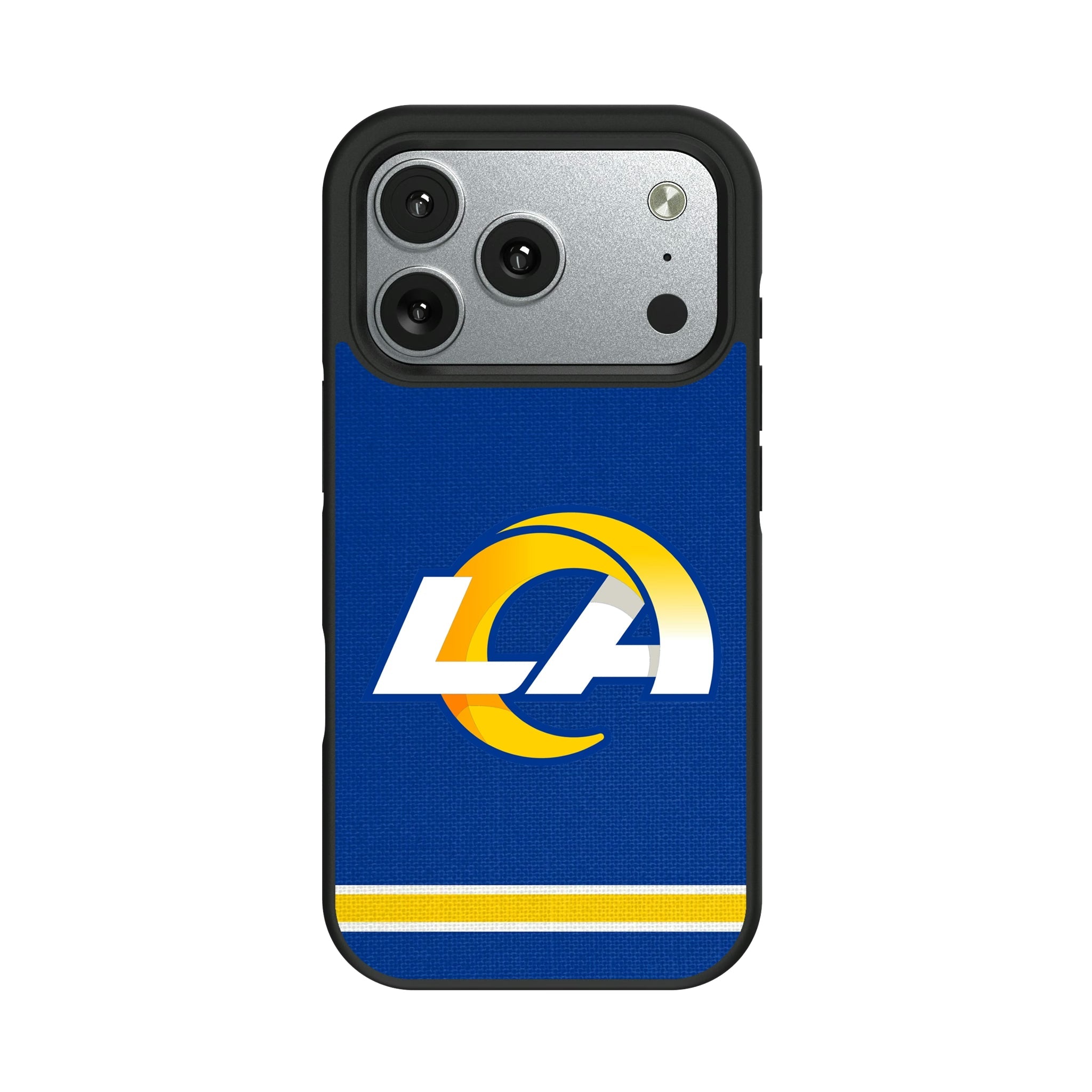 Los Angeles Rams Stripe Bump Phone Case - Sports Gifts, Sports Memorabilia, Sports Collectibles, Fan Shop