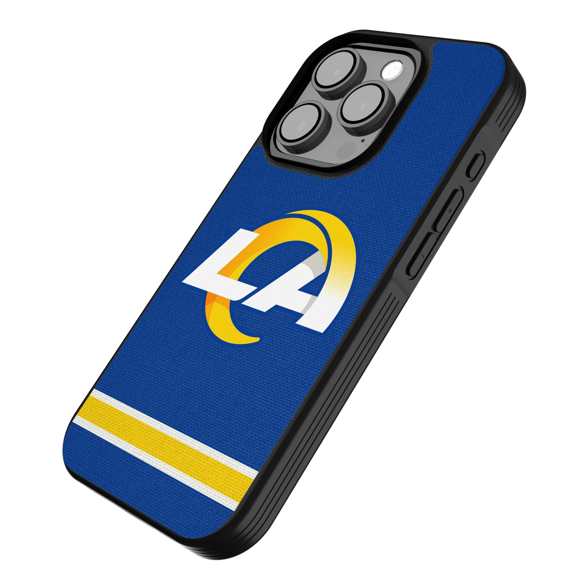 Los Angeles Rams Stripe Bump Phone Case - Sports Gifts, Sports Memorabilia, Sports Collectibles, Fan Shop