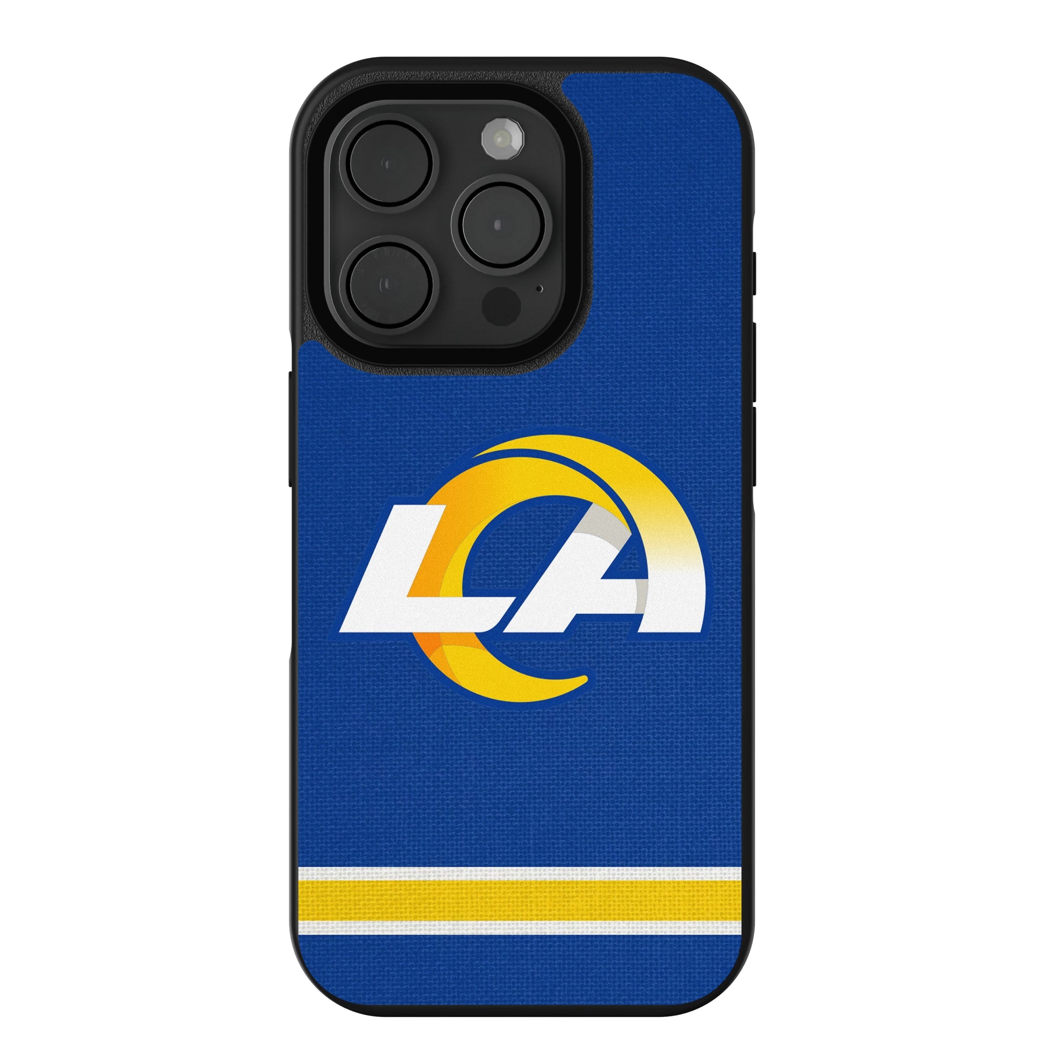 Los Angeles Rams Stripe Bump Phone Case - Sports Gifts, Sports Memorabilia, Sports Collectibles, Fan Shop