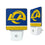 Los Angeles Rams Stripe Night Light 2-Pack