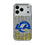 Los Angeles Rams Text Backdrop Glitter Phone Case