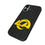 Los Angeles Rams Text Backdrop MagSafe Compatible Phone Case for Apple iPhone