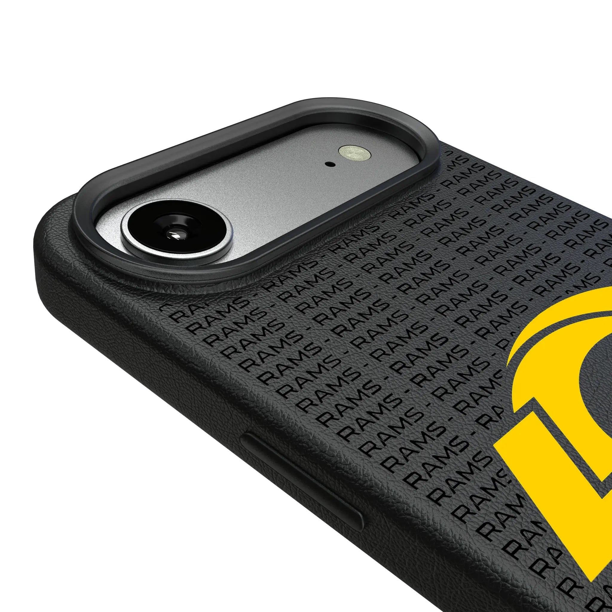Los Angeles Rams Text Backdrop MagSafe Compatible Phone Case for Apple iPhone