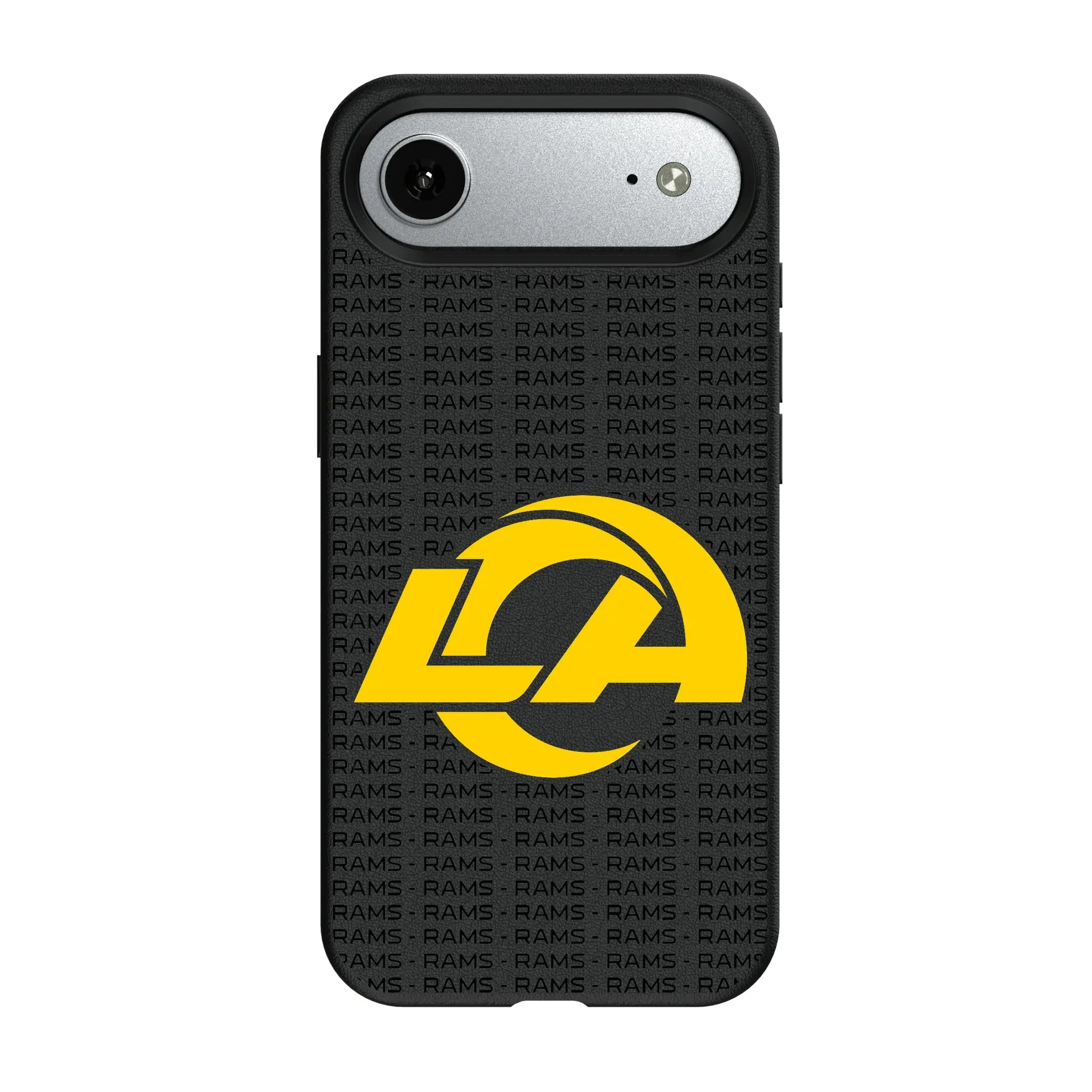 Los Angeles Rams Text Backdrop MagSafe Compatible Phone Case for Apple iPhone